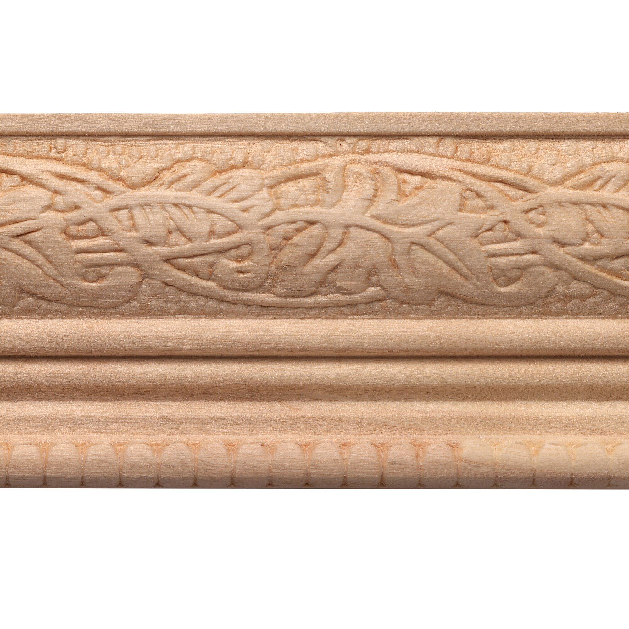 Ornamental Mouldings 2-1/4-in x 8-ft White Hardwood Unfinished Wood Chair Rail Moulding