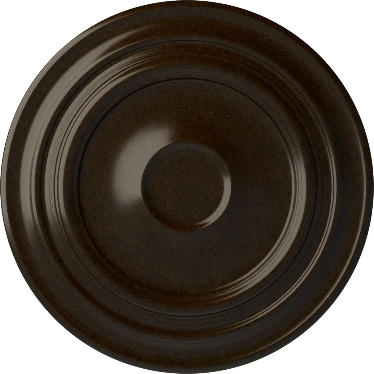 Ekena Millwork CM32GIBZS Giana 32.625-in W x 32.625-in L Painted Bronze Polyurethane Whole Ceiling Medallion