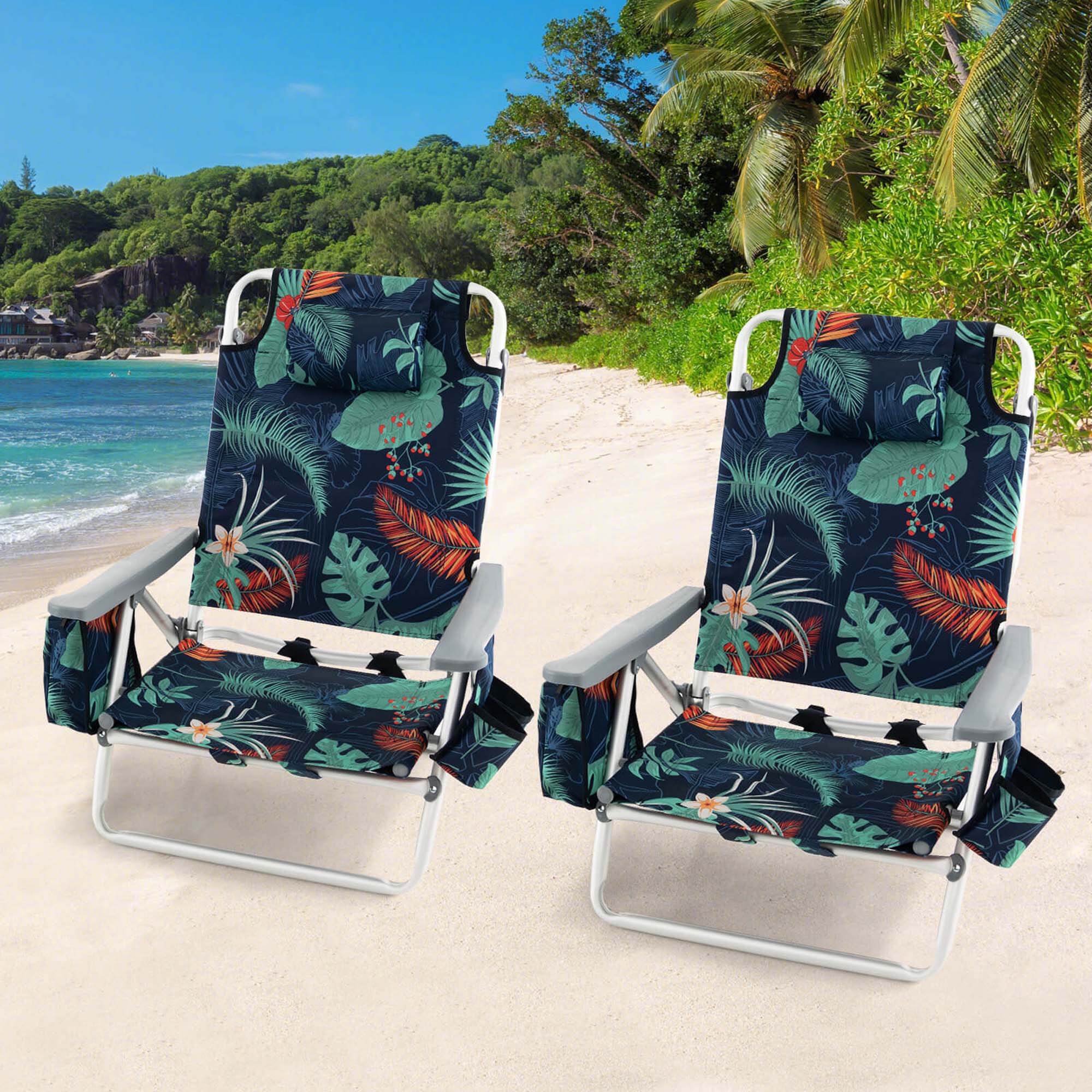 Costway HCST05866 Beach-Camping-Chairs - View #9