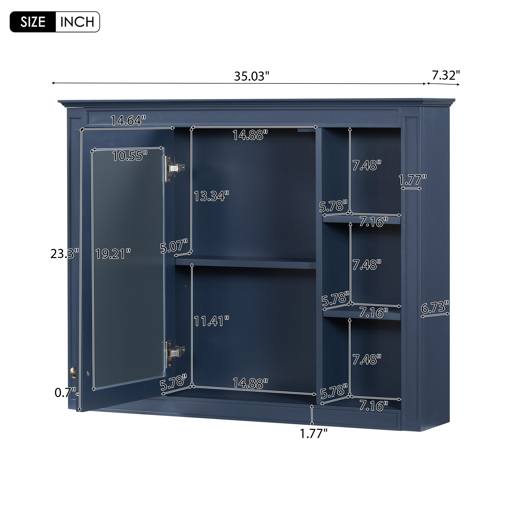 AAZJ HP-P163527 Bathroom-Medicine-Cabinets - View #11