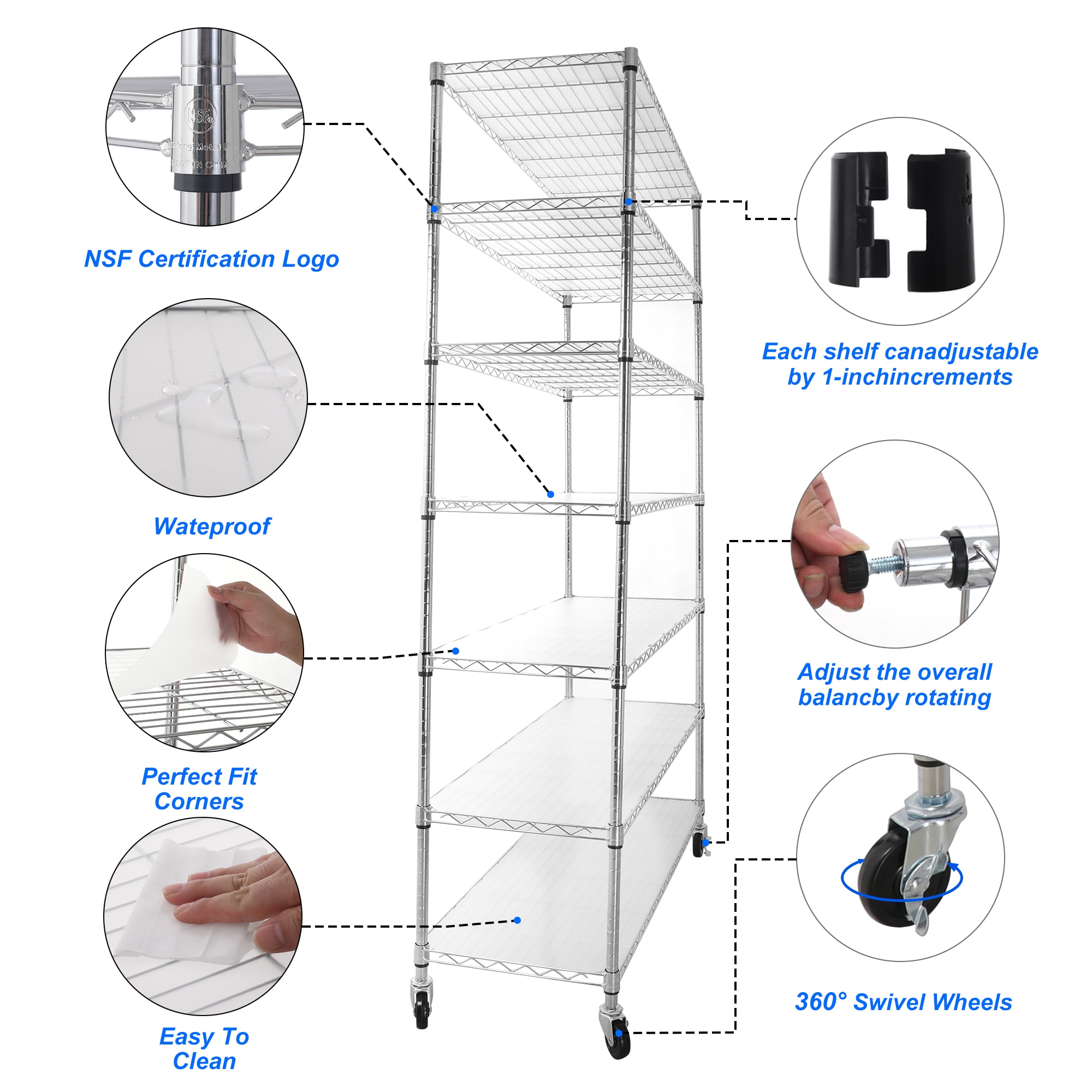 Damerin ZQ-DS-F05 Free-Standing-Shelving - View #2