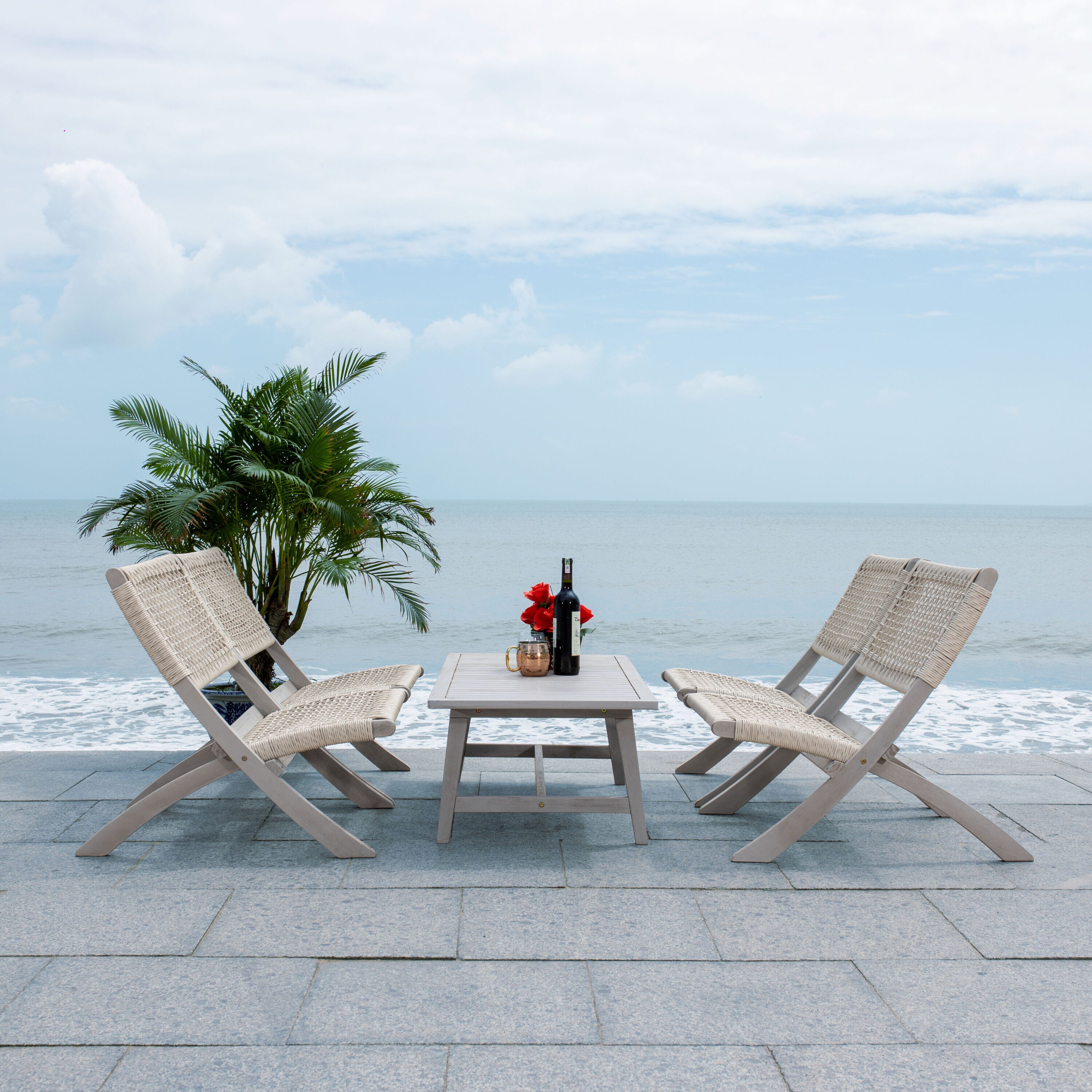 Safavieh PAT7080B Patio-Conversation-Sets - View #8