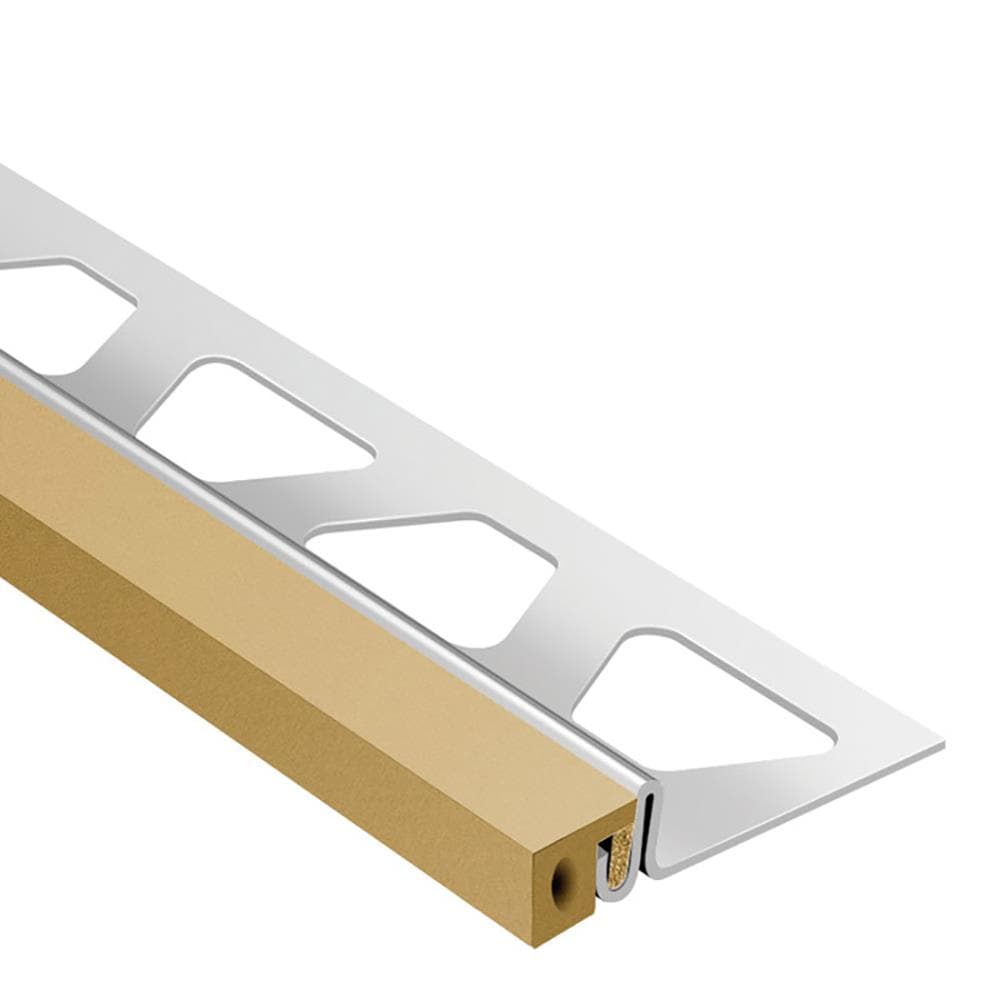 Schluter Systems EKSA210HB Dilex-KSA 0.813-in W x 98.5-in L Light beige Steel Movement joint Tile Edge Trim