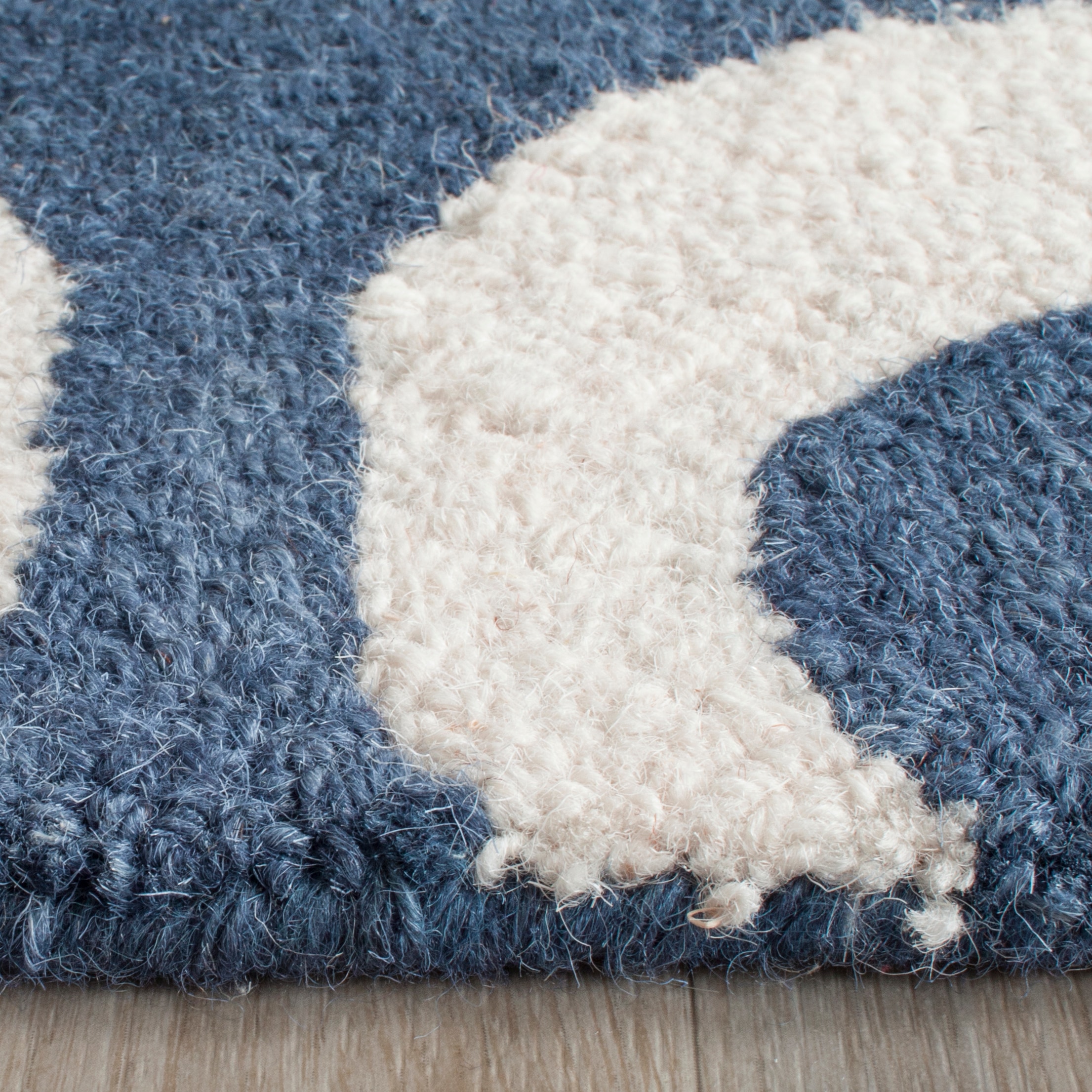 Ivory Bliss Hand-Tufted Wool Area Rug - 47" x 6"