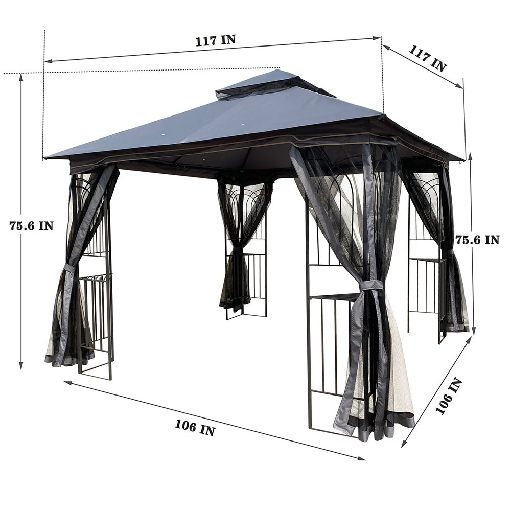 GZMR GM-AB-00907 Wood-Resin-Gazebos - View #17