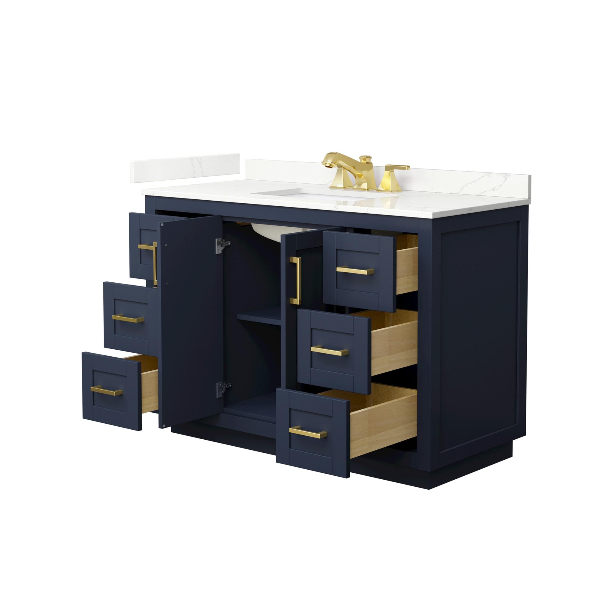 Wyndham Collection WCF292948SBLGTUS3MXX Bath-Vanity-Combo - View #3