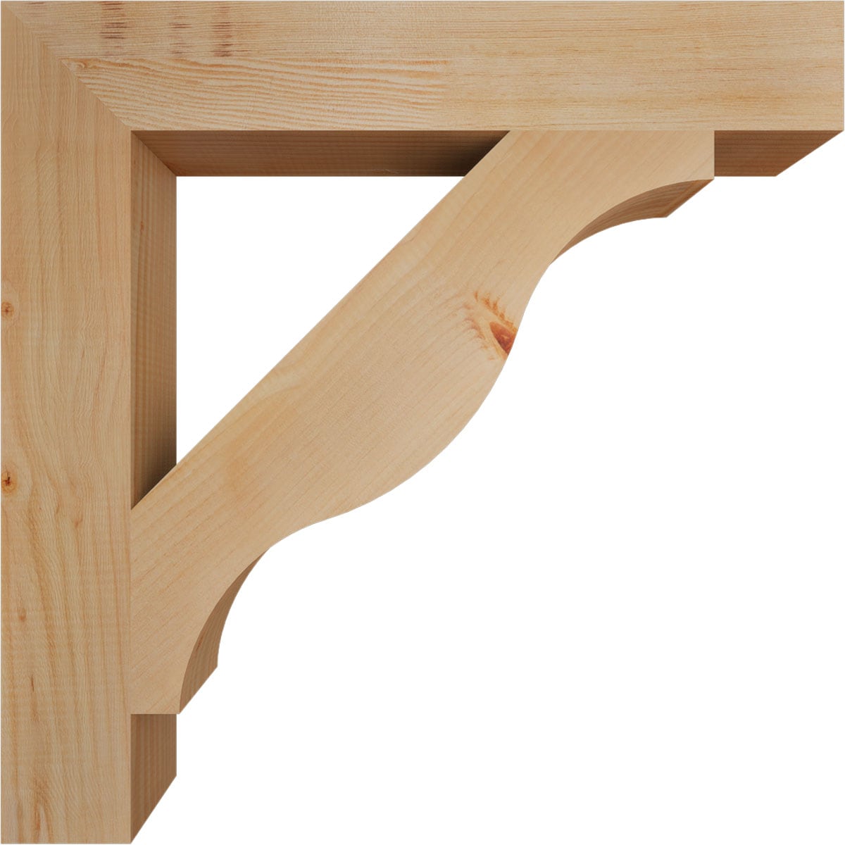 Ekena Millwork BKT04X26X26FST05SDF Exterior-Brackets-Braces - View #3