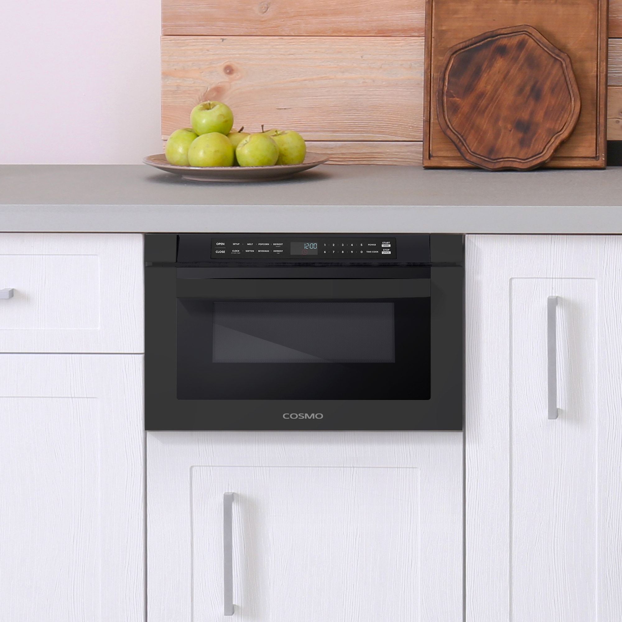 Cosmo COS-12MWDBK Microwave-Drawers - View #2