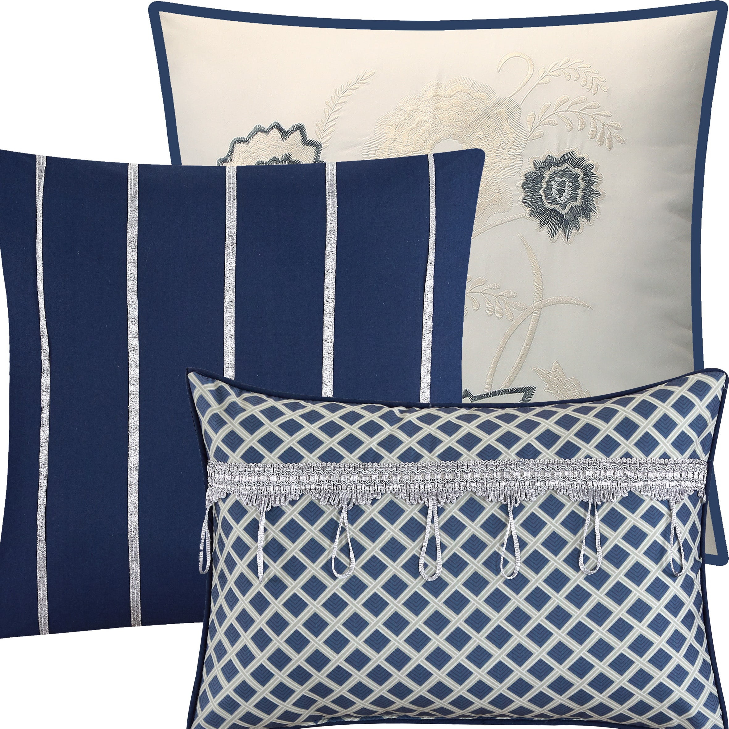 Nanshing ELISIA7-Q-NAVY bedding - View #3