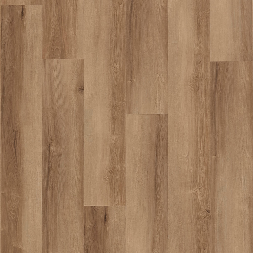 STAINMASTER Vernon Hickory 6-mm 7-3/32-in W x 47-in L Waterproof Interlocking Luxury Vinyl Plank Flooring (17.33-sq ft/case) in the Vinyl Plank department at Lowes.com