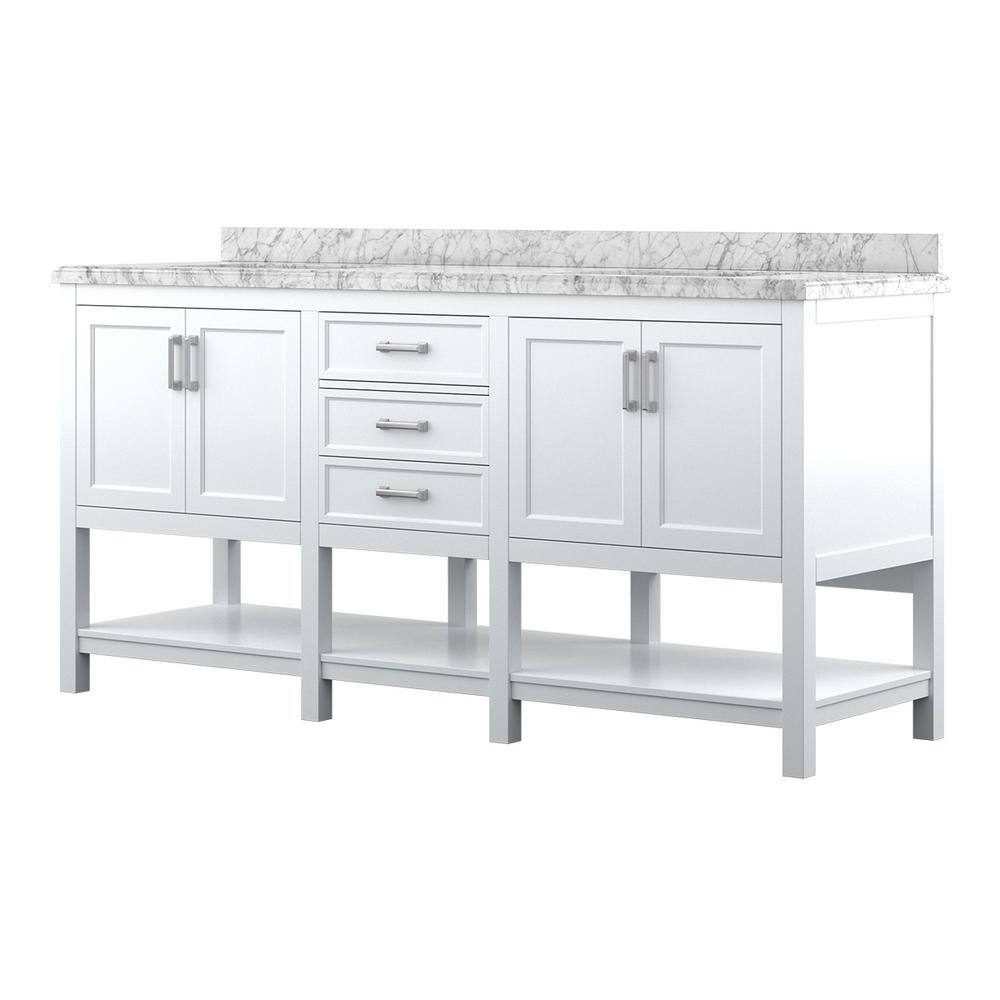 Design Element AF-72-WHI Bath-Vanity-Combo - View #8