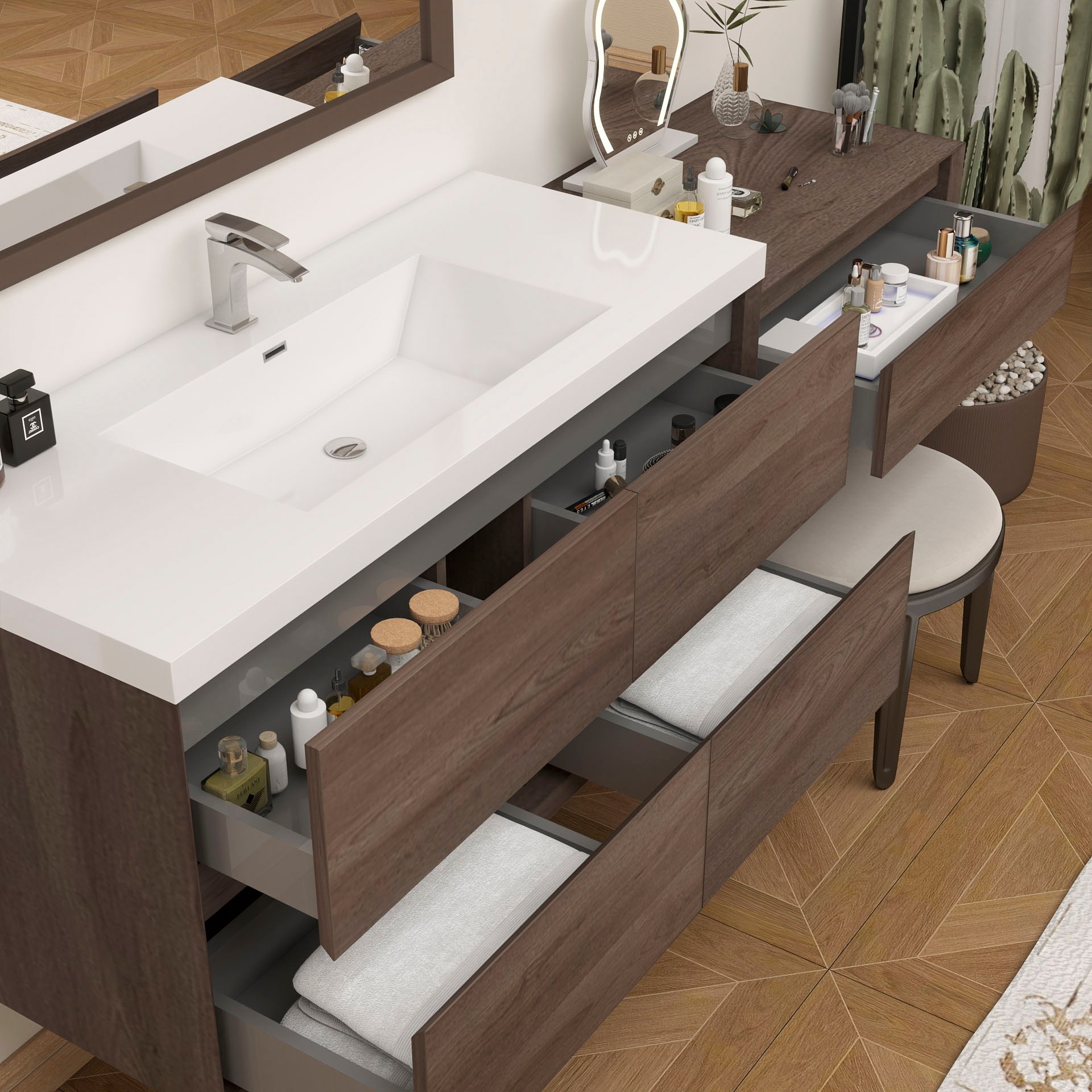 BV Better Vanity SLIM48+30-RO Bath-Vanity-Combo - View #8