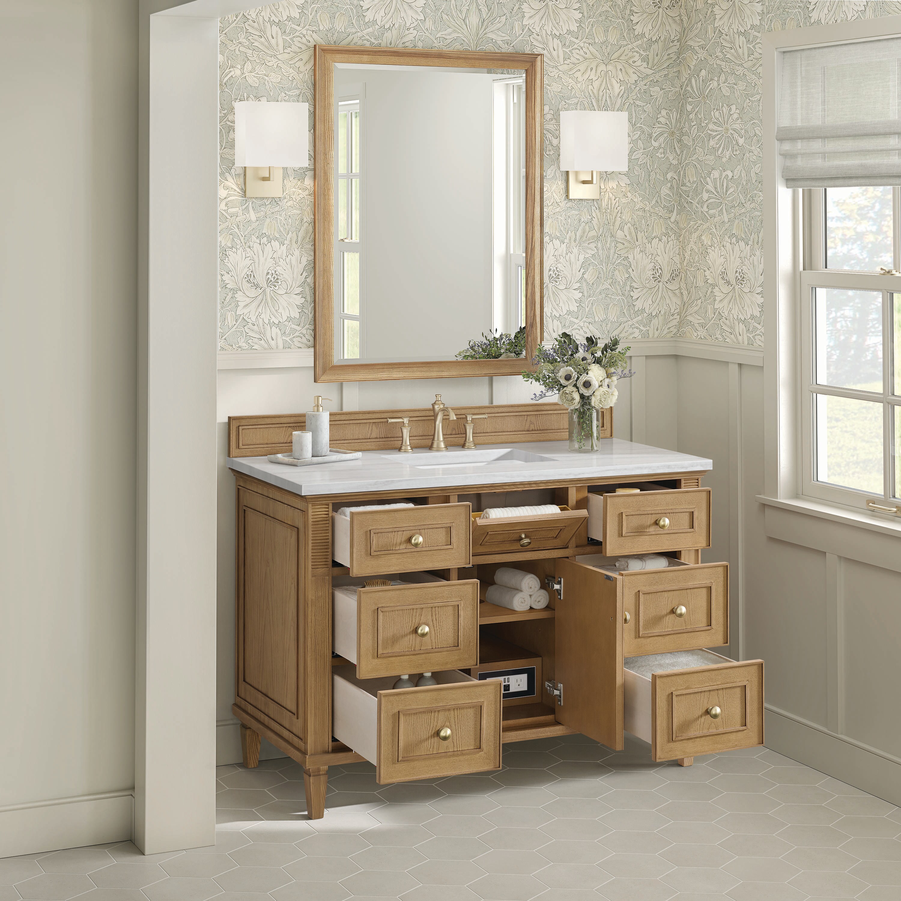 James Martin Vanities 424-V48-LNO-3AF Bath-Vanity-Combo - View #4