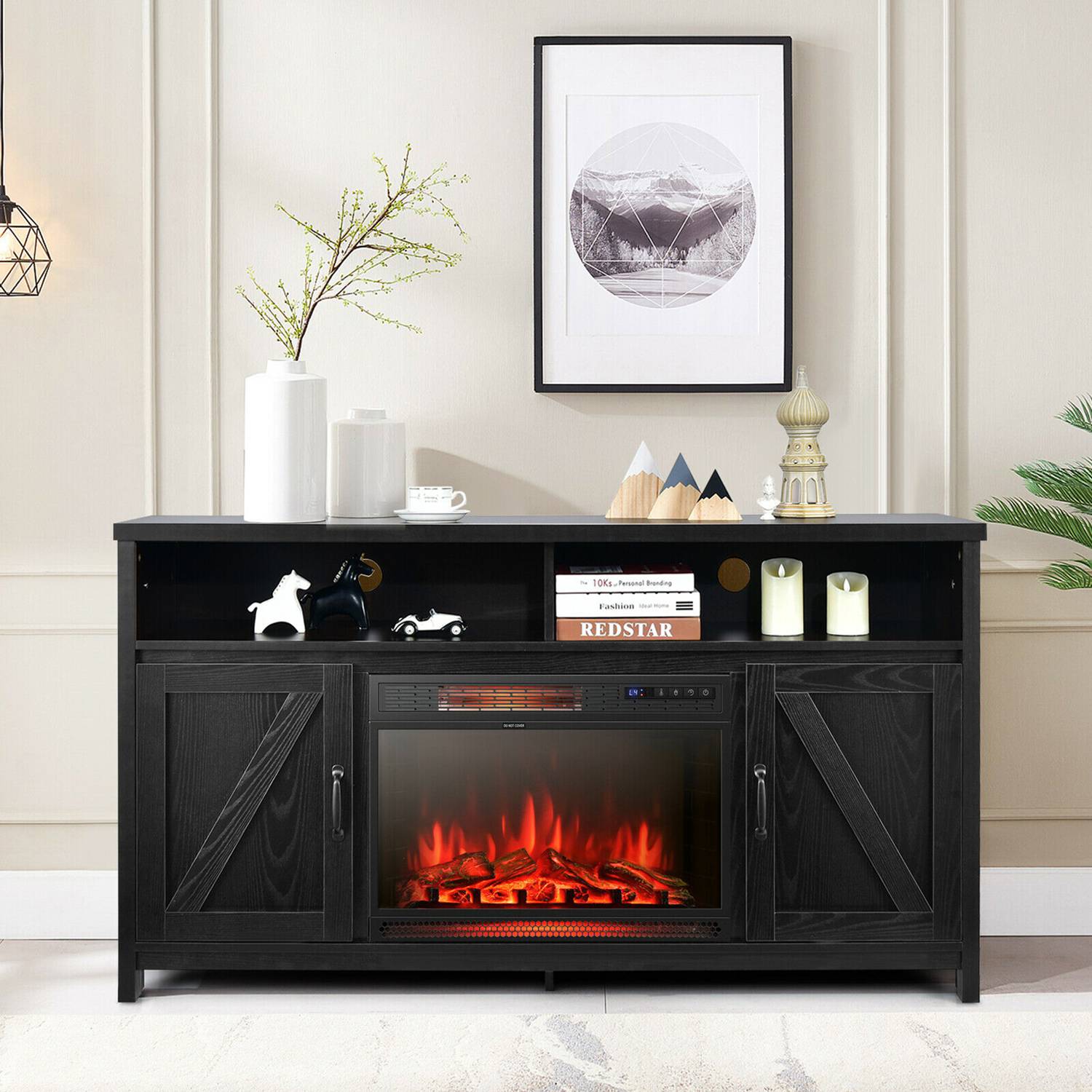 Costway CSHY001475 Electric-Fireplaces - View #4