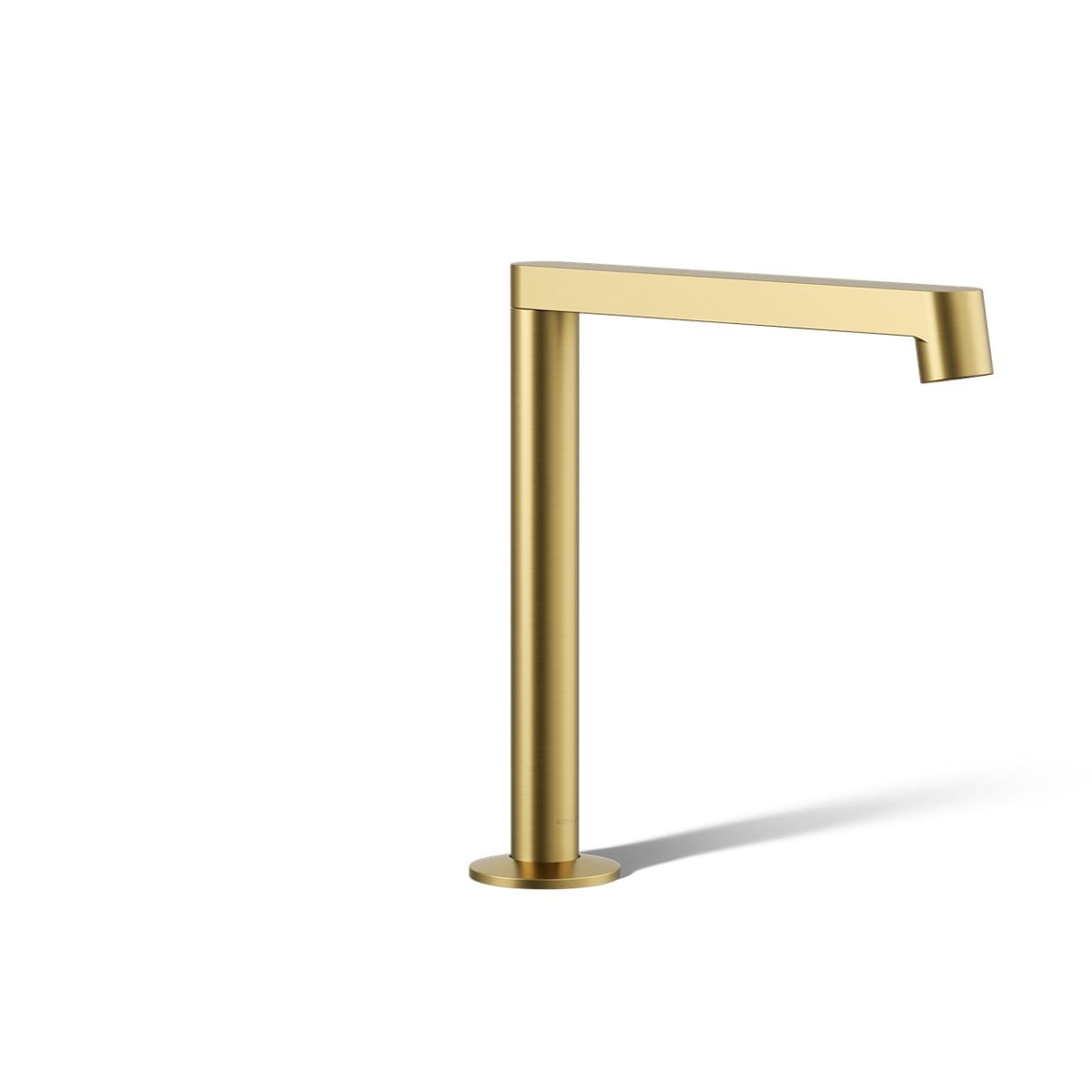 KOHLER - Components Vibrant Brushed Moderne Brass Sold separately Deck-mount Roman Low-arc Bathtu...