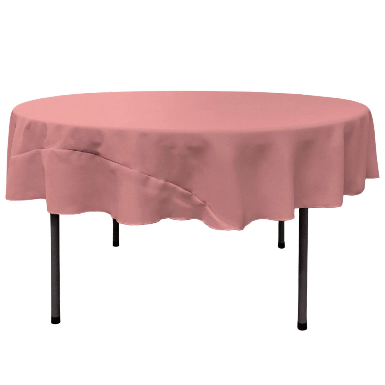 Slickblue Indoor Outdoor Polyester Poplin Table Cover for 72 Inch Round Table Round Tablecloth for Party Wedding Holiday Dining Event Table Decoration Multiple Color Options