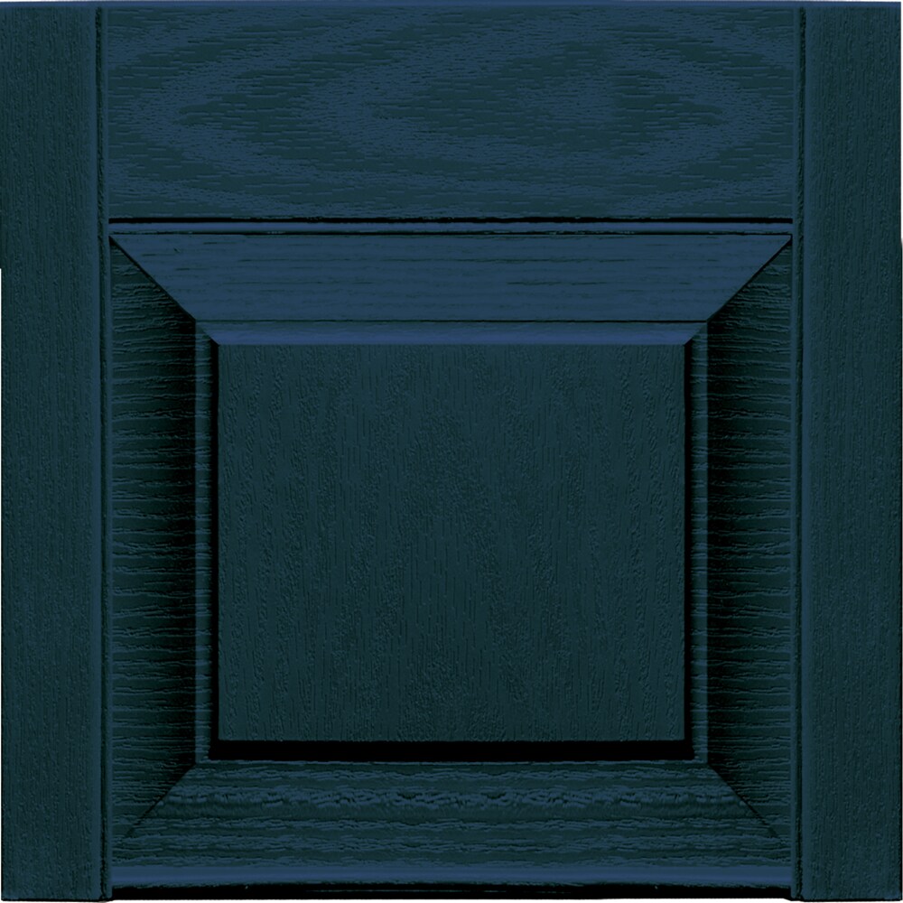 Vantage V0971211166 12-Inches x 12-Inches Indigo Blue Vinyl Transom Shutter Top Set