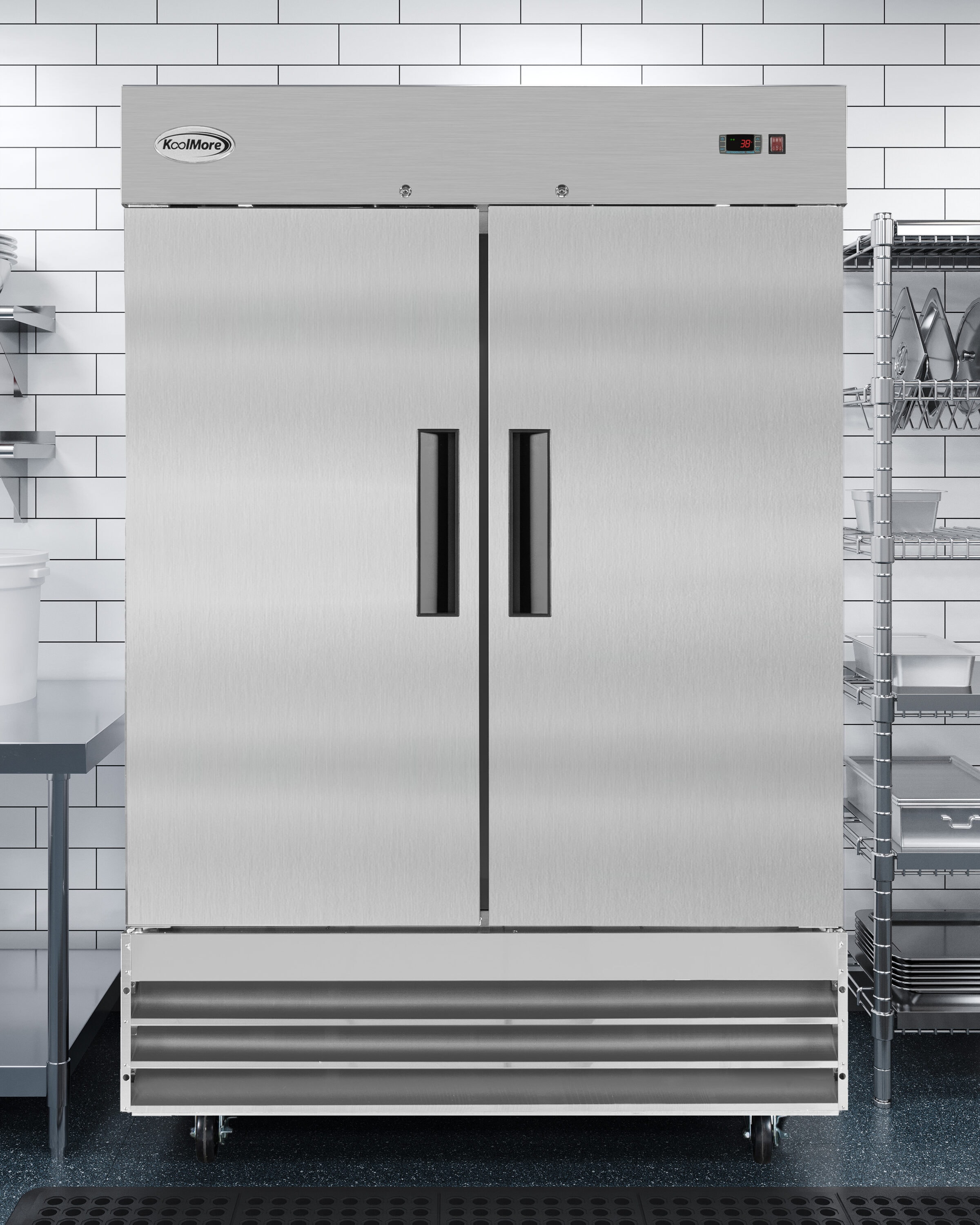 KoolMore R54-2SS Commercial-Refrigerators - View #2
