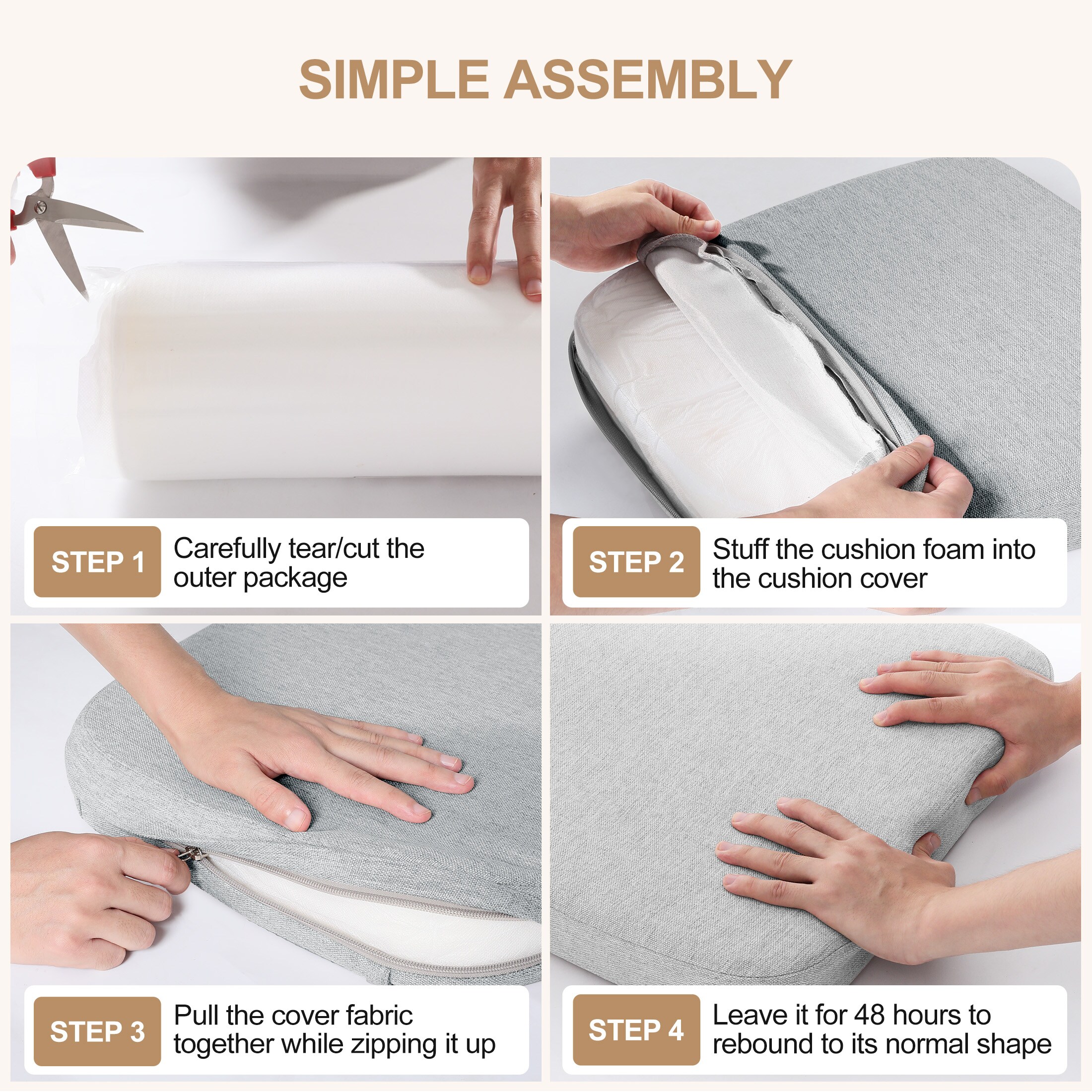 AAAAAcessories LS-DCCLH-ZXHUI-2P Indoor-Chair-Cushions - View #9