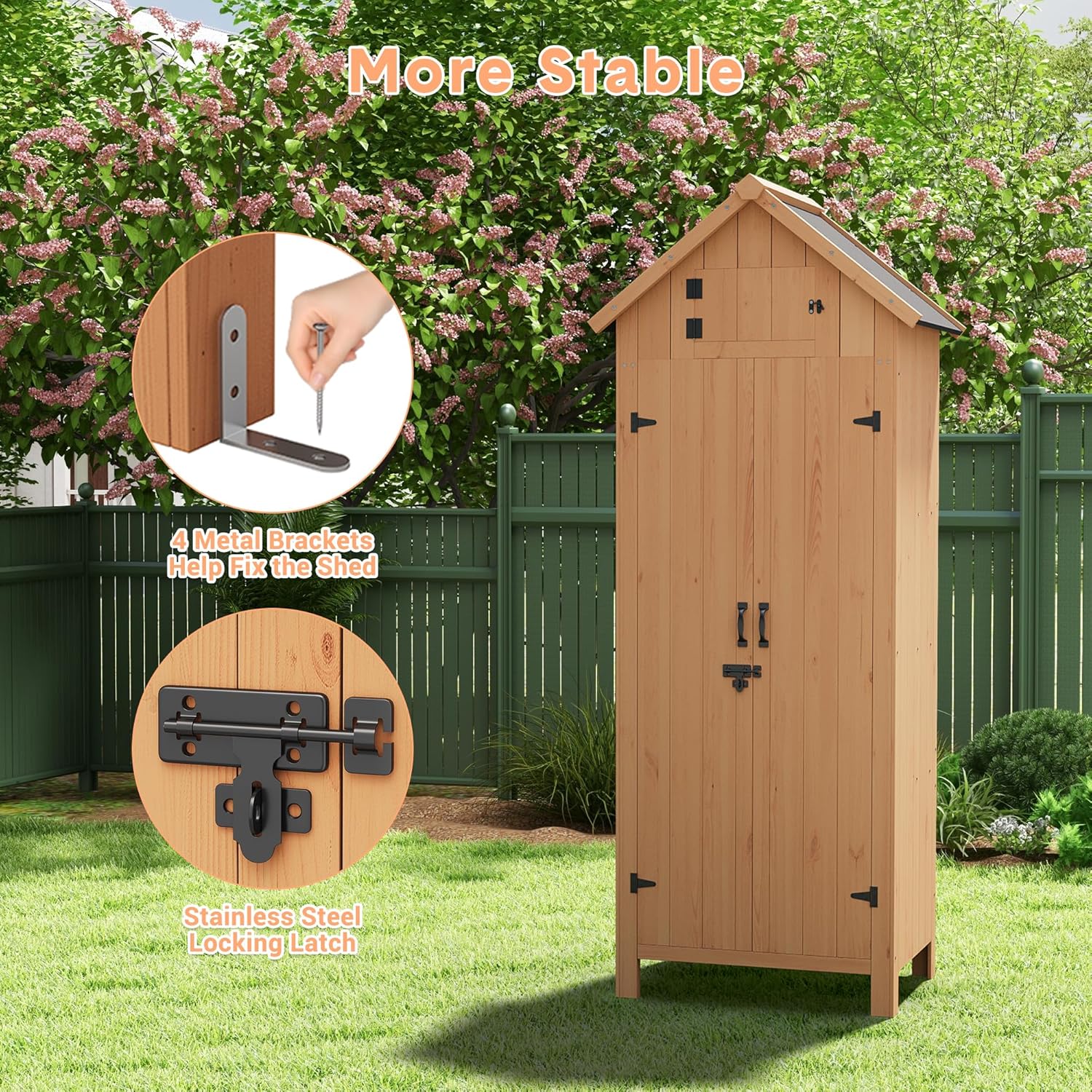 Garvee OYF-PHK-33CHHV84 Wood-Storage-Buildings - View #5