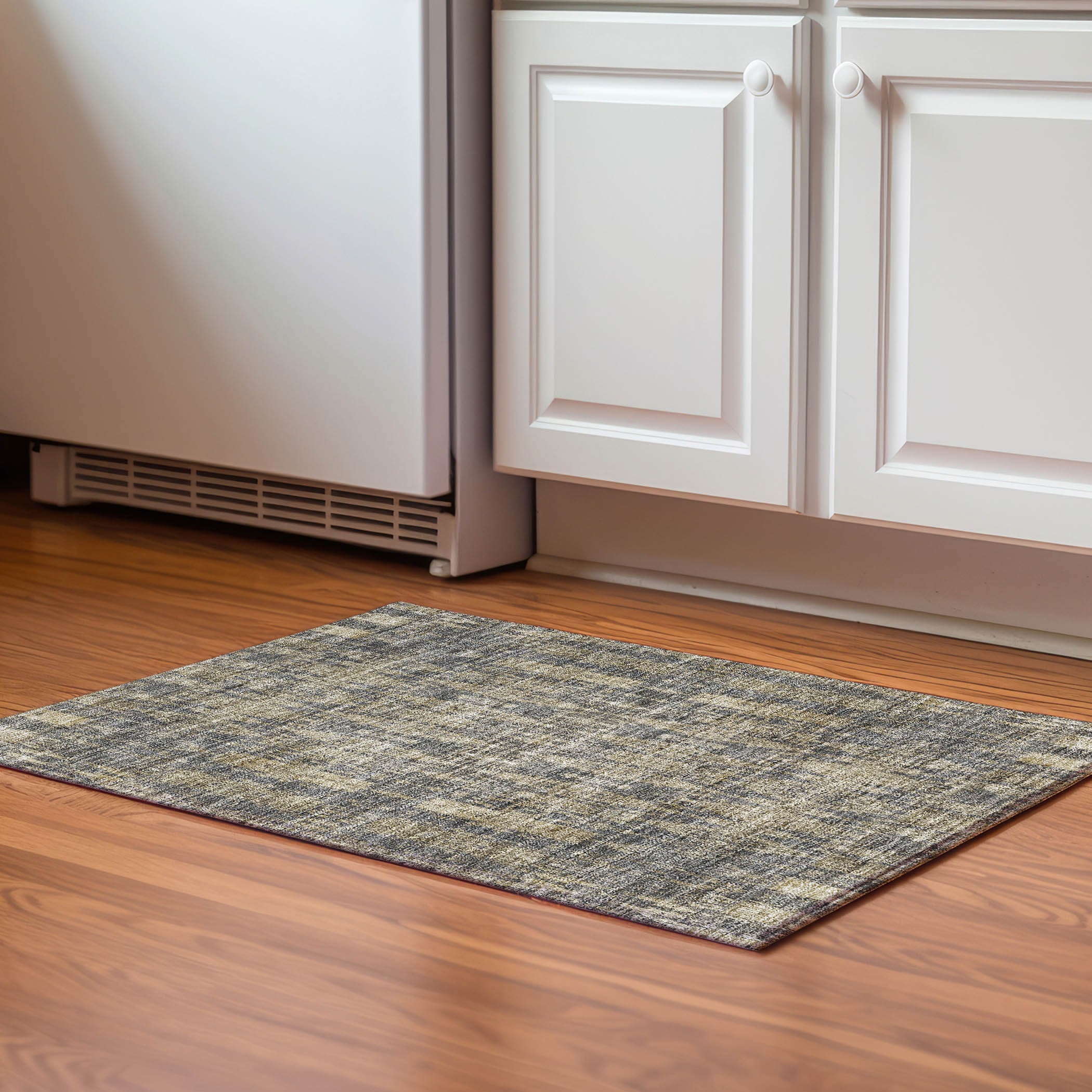 Addison Rugs AMF580GY20X30 Mayfield AMF580GY 2 x 3 (ft) Loomed Polyester Gray Rectangular Indoor Geometric Machine washable Area rug