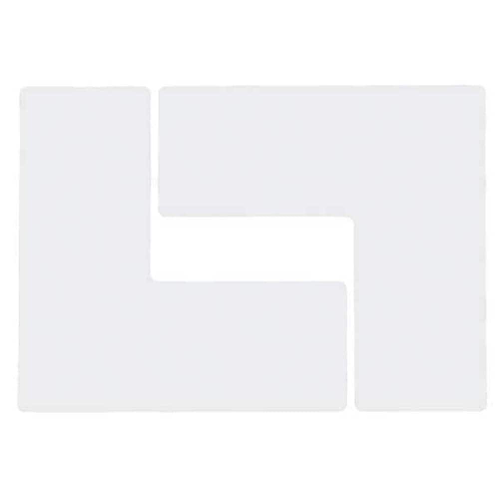 Brady Floor Marking Tape Polyester Solid White 4 in W. 8 mil Thickness 20 PK
