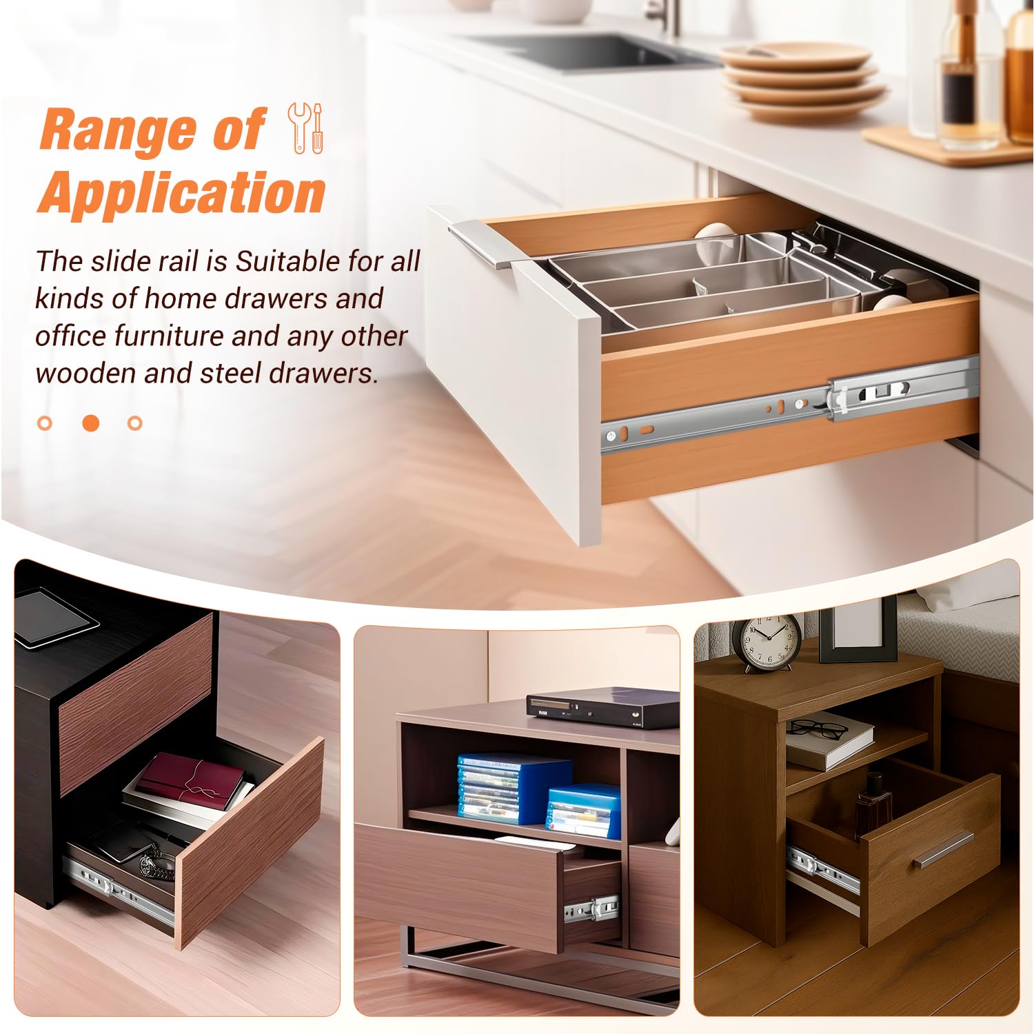 SenQWFa LDC0819C252 Drawer-Slides - View #6
