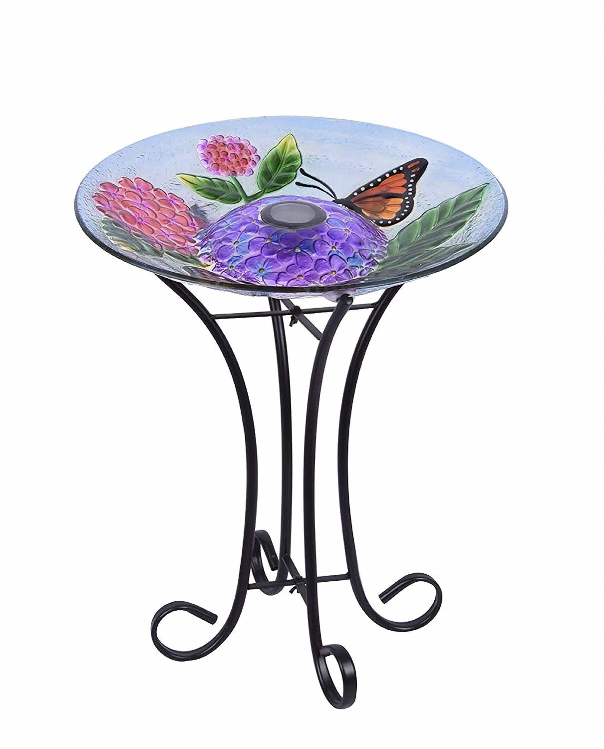 Bowl with Floral and Butterfly Design