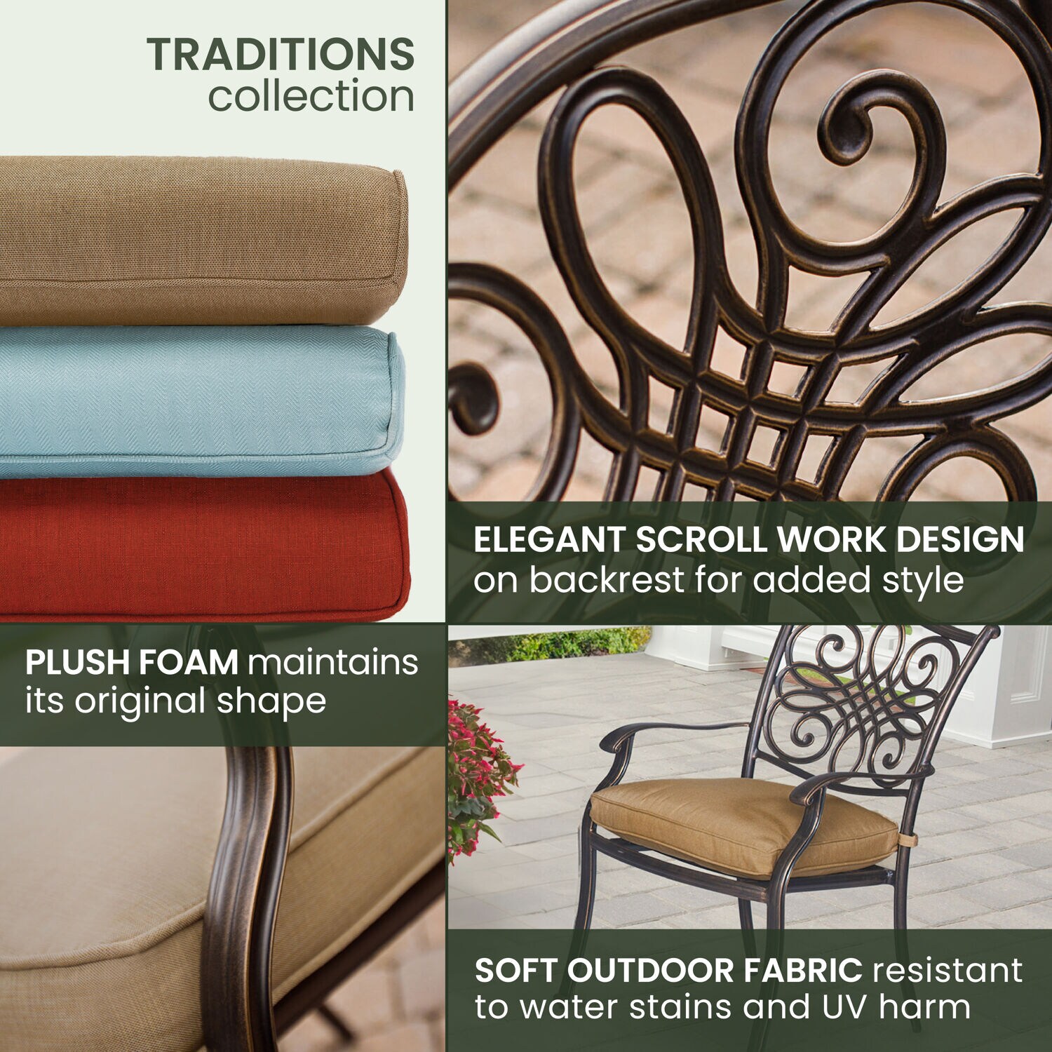 Hanover TRADDN9PCSQ Patio-Dining-Sets - View #6
