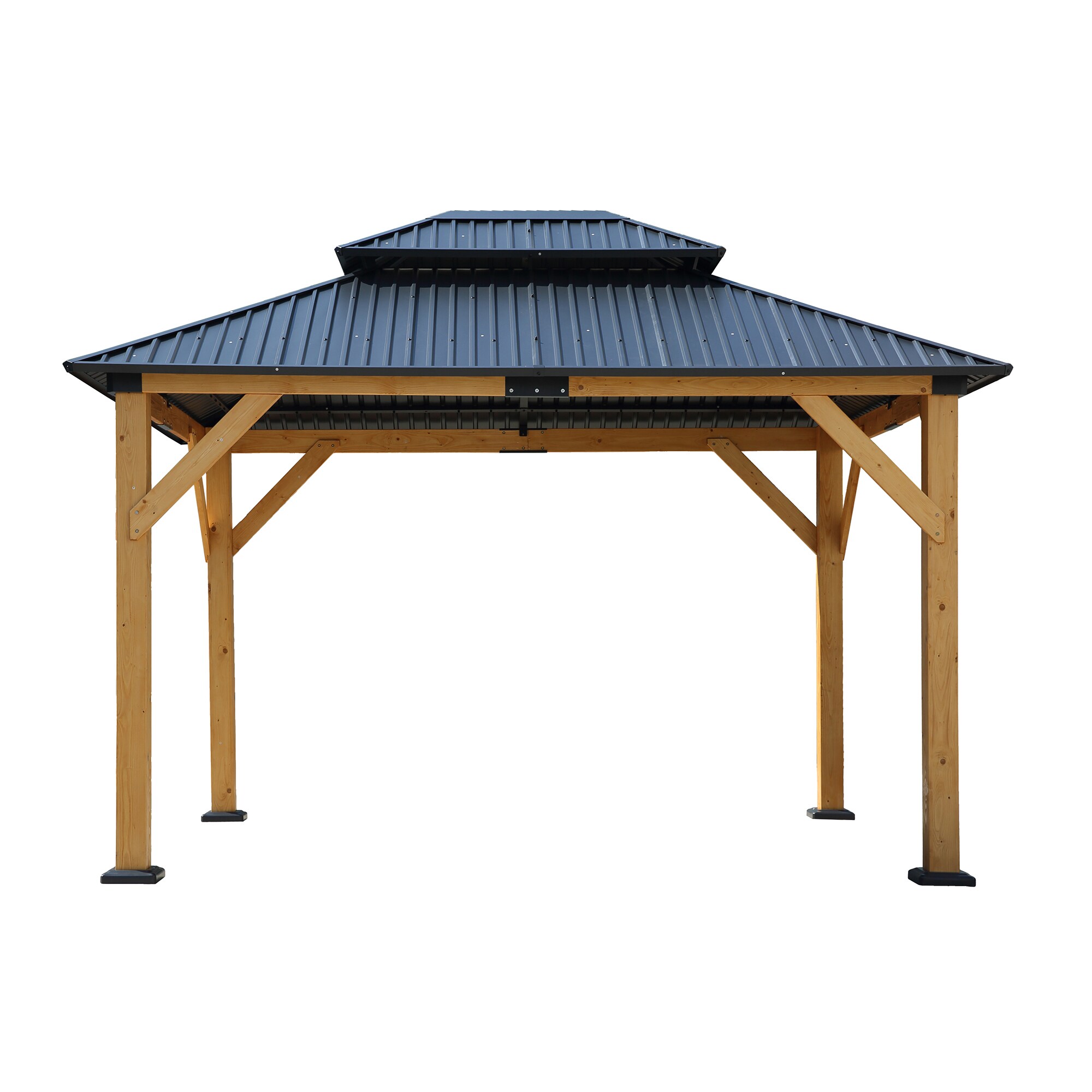 SINOFURN SYA020121BG Wood-Resin-Gazebos - View #9