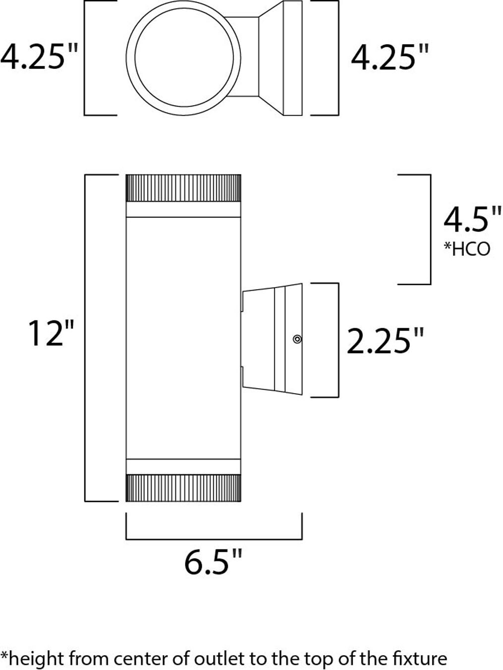 Maxim Lighting 6112ABZ Outdoor-Wall-Lighting - View #2