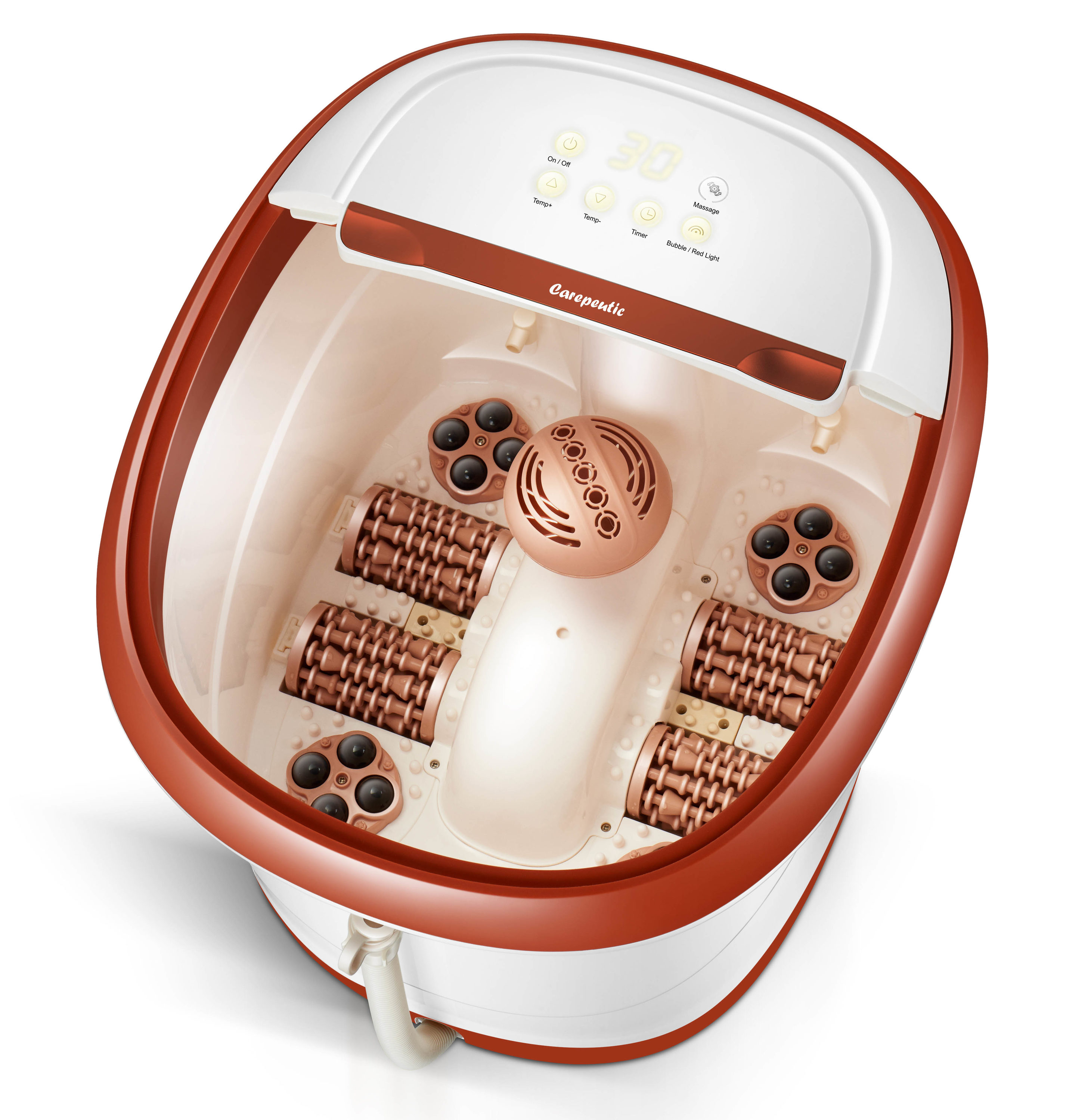 Carepeutic Deluxe Water-Jet Foot and Leg Spa Massager 2-Speed Foot Bath KH305B Sansujyuku sansujyuku.com