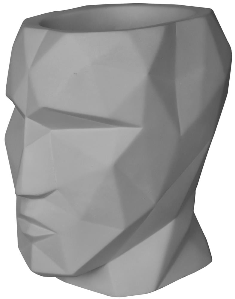 Modeno EN-MF2193S 3.3-in W Small Gray Concrete Indoor/Outdoor Planter