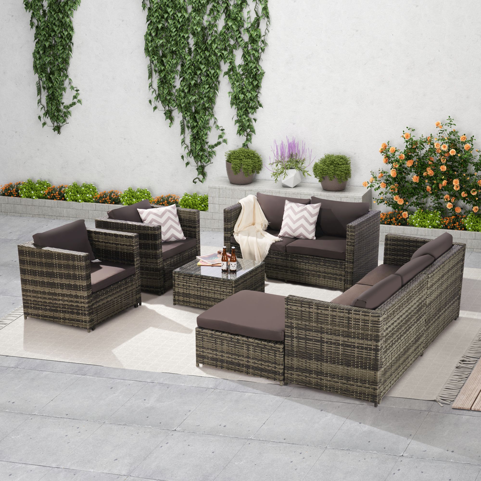 SANSTAR LRS-PTO068GY Patio-Conversation-Sets - View #8