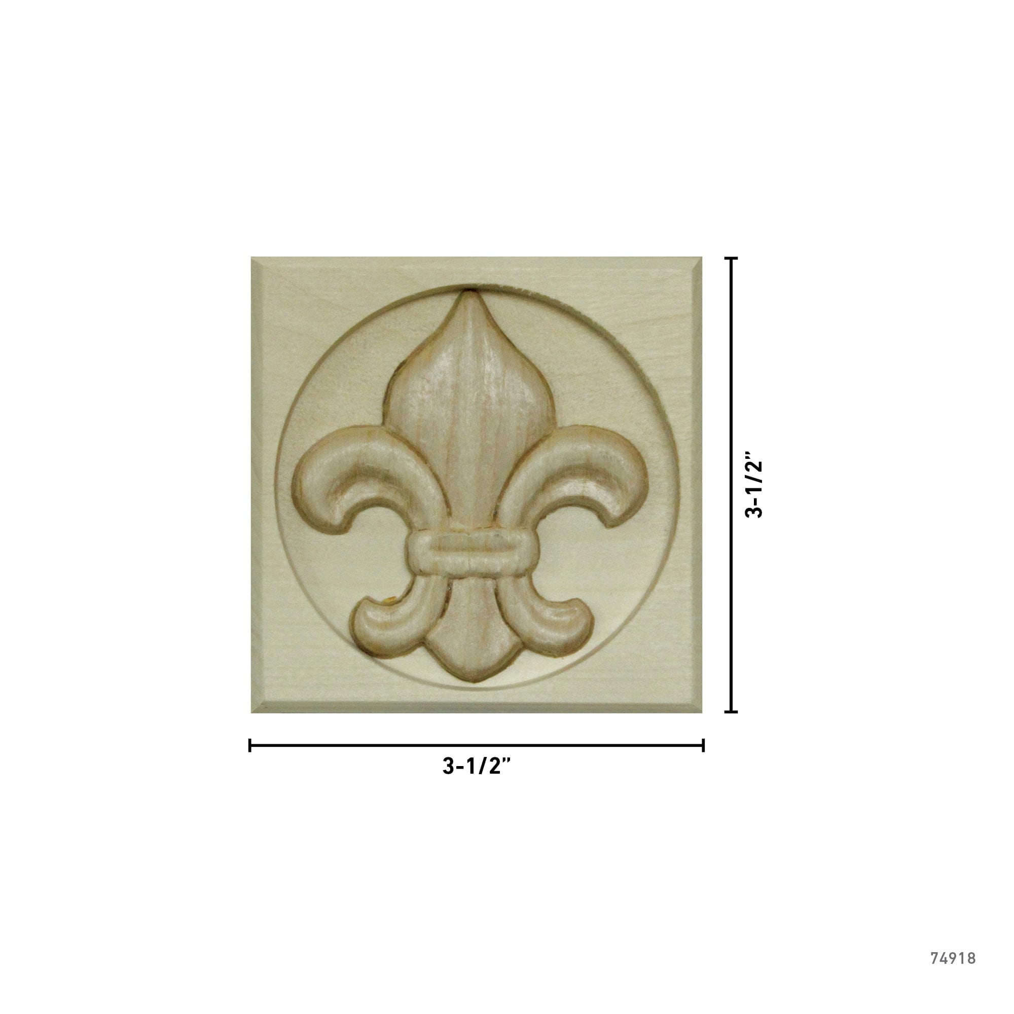 Ornamental Mouldings EV1246CWHW rosettes - View #3