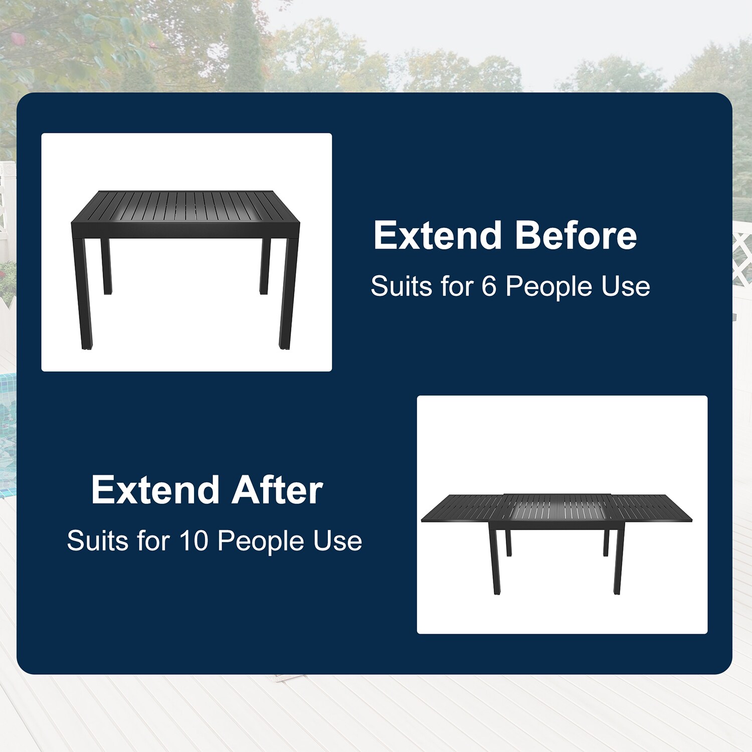 Dimakai DK-TAA12934 Patio-Tables - View #6