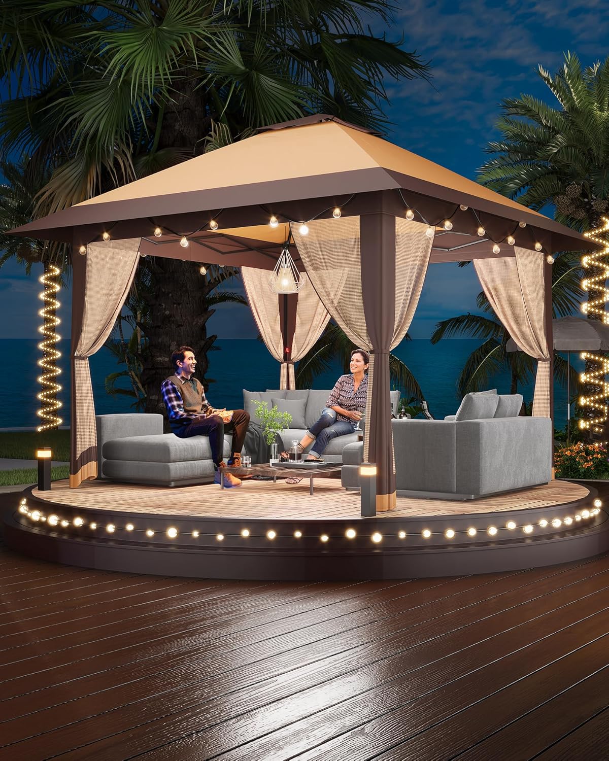 Garvee JMH0209-PHO-12C3XSNI Wood-Resin-Gazebos - View #8