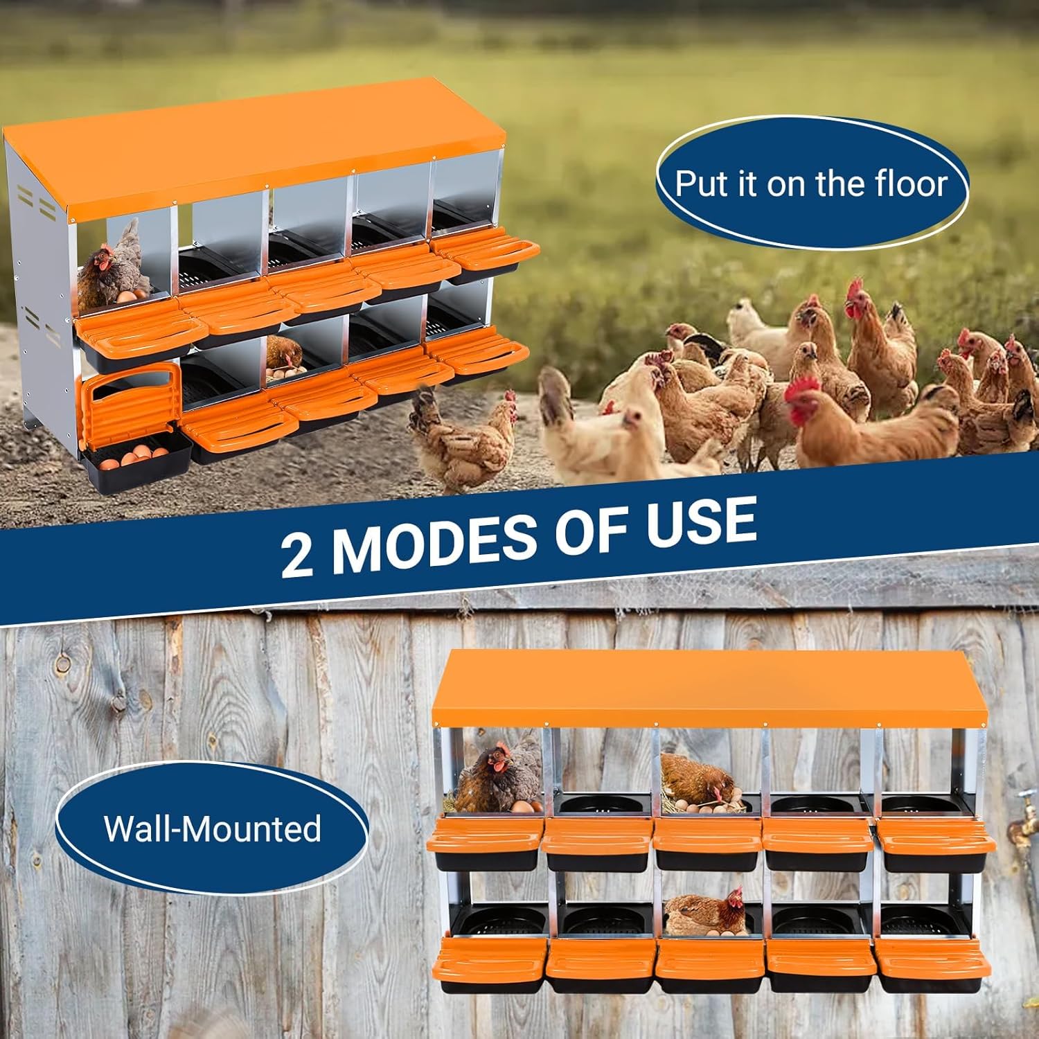 Qeetex GGL-PPG-33CXUYNW Chicken-Coops-Rabbit-Hutches - View #6
