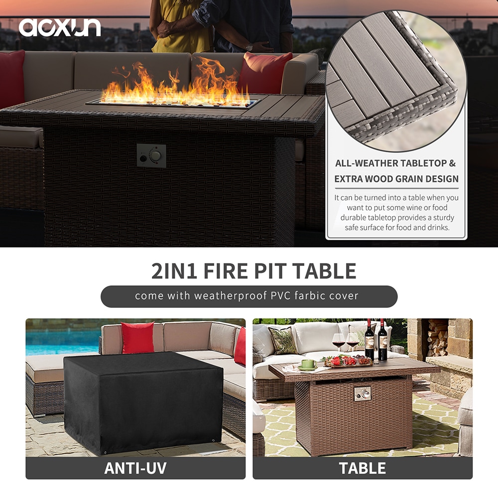 AOXUN G12035BRAB+G25005BR Patio-Conversation-Sets - View #4