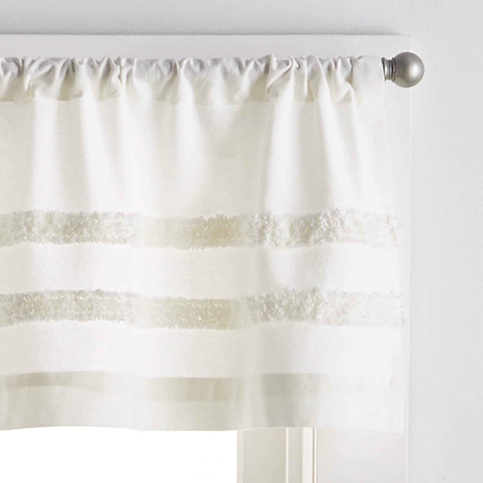 Martha Stewart 1Y20320YWT valances - View #2