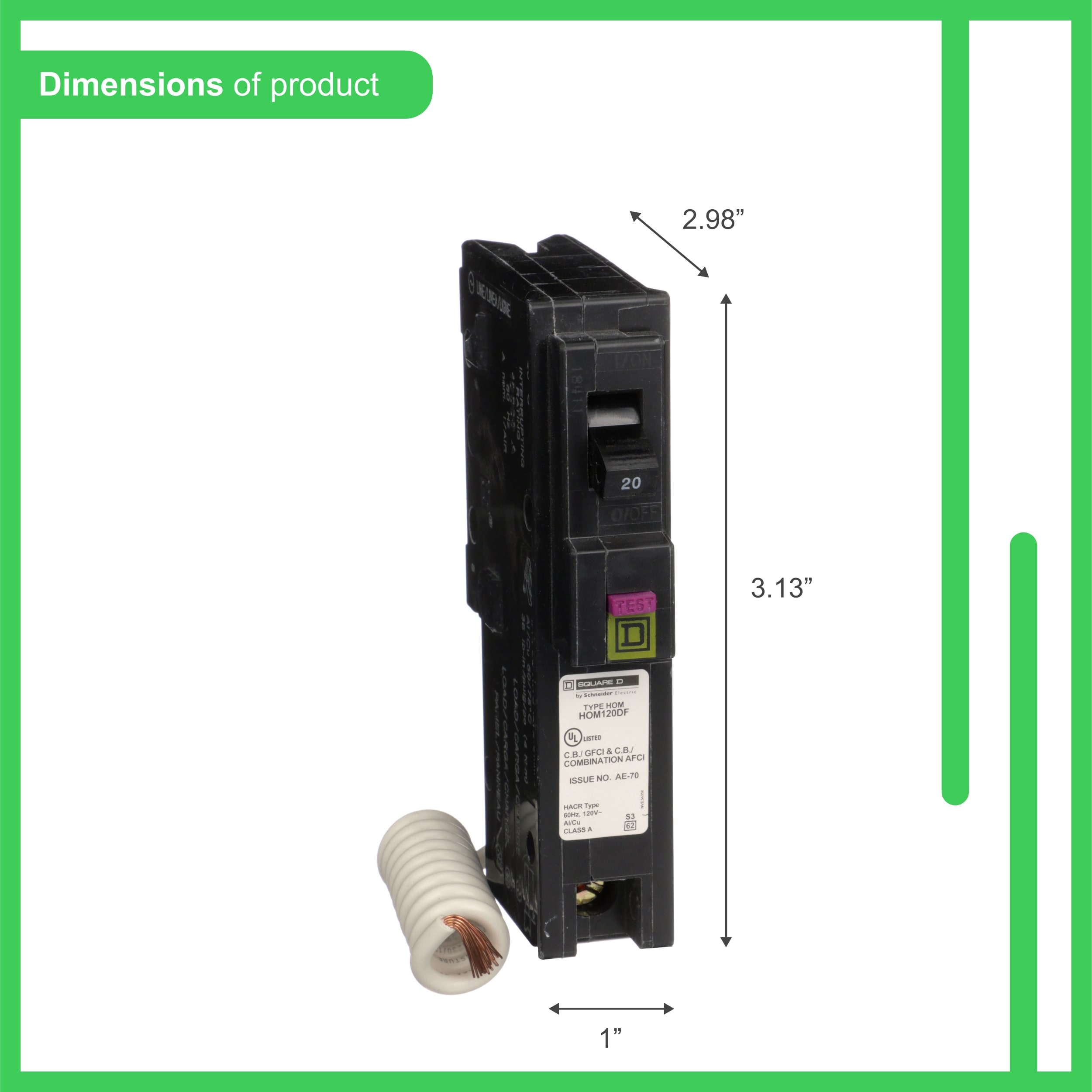 Square D HOM120DFC Circuit-Breakers - View #4