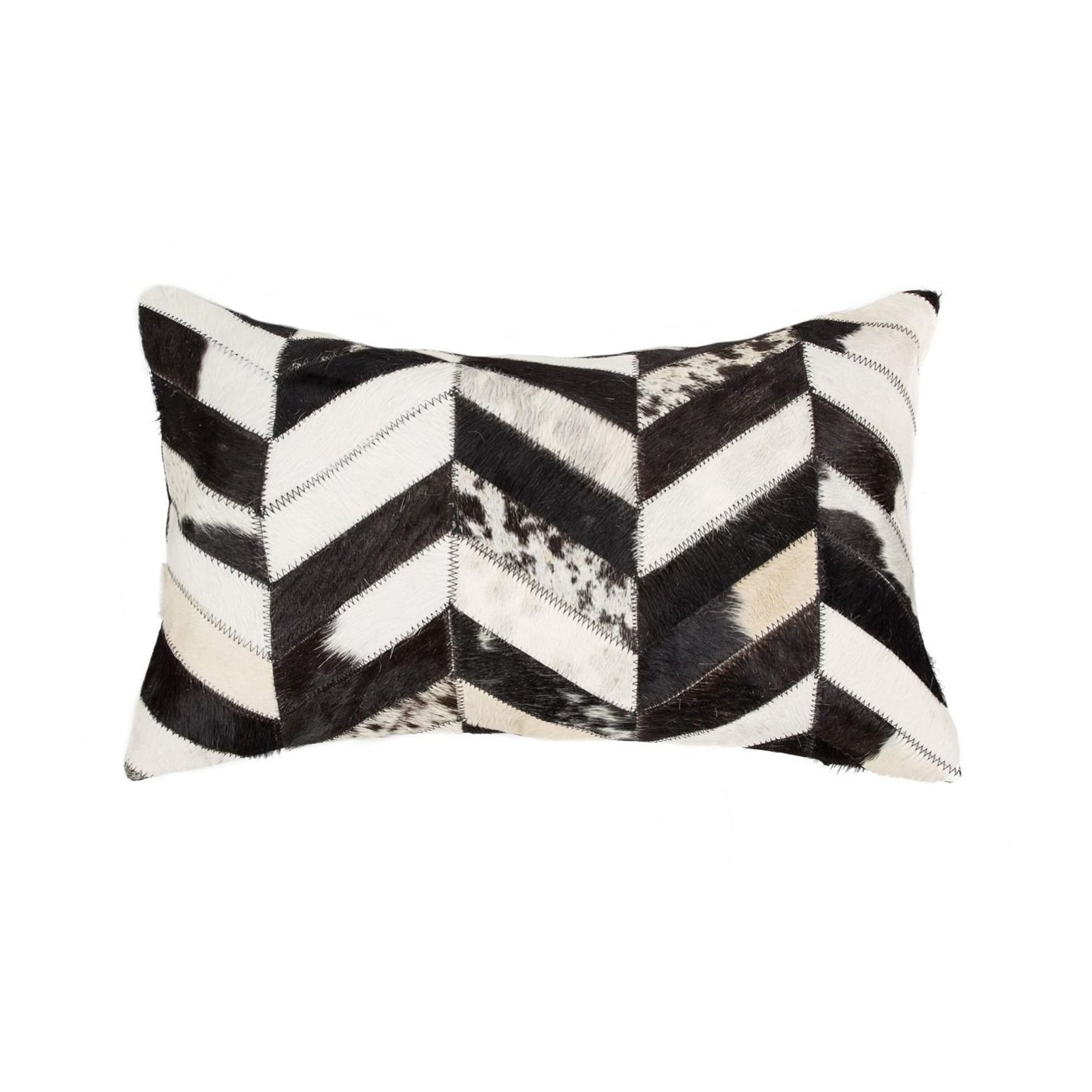 Slickblue 12 x 20-in Rectangular Chevron Throw Pillow with Removable Zipper Closure Cover for Sofa Chair Bed or Living Room Decor - Available in Different Colors