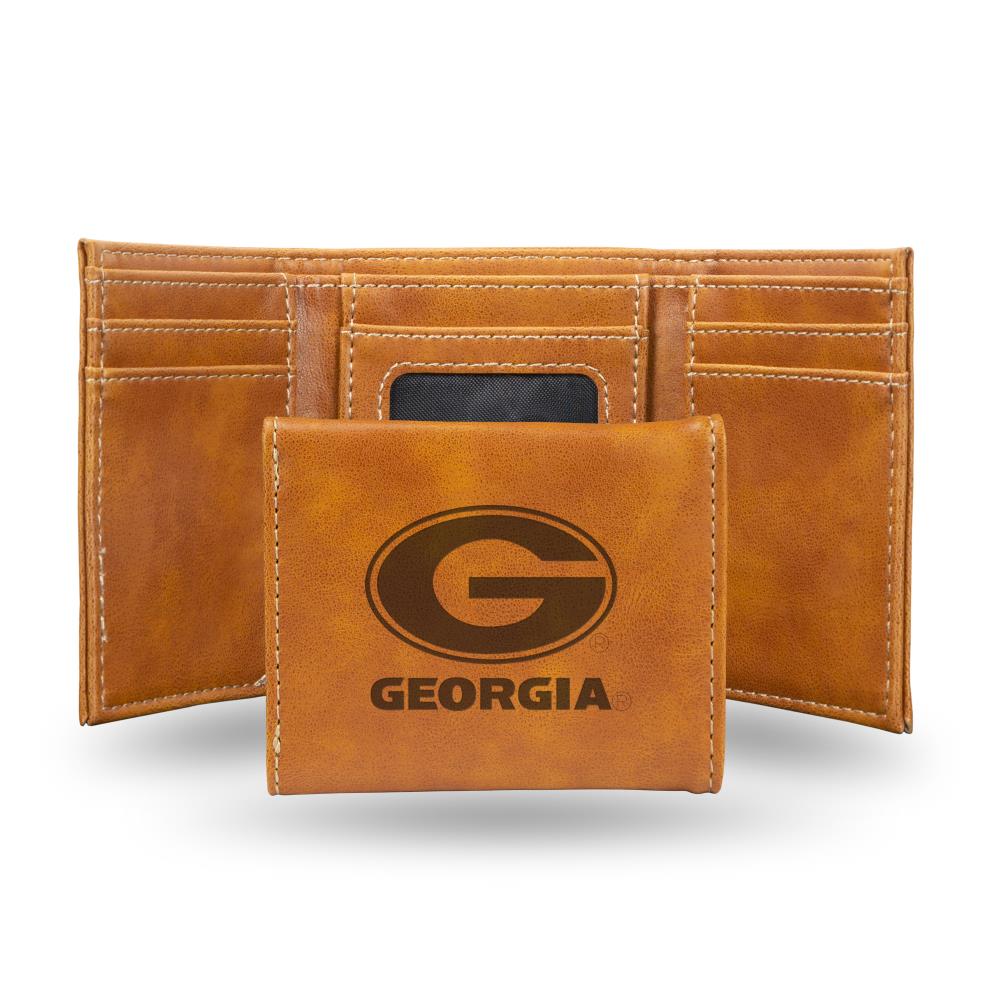 Rico Industries LETRI110101BR Georgia Bulldogs Wallet