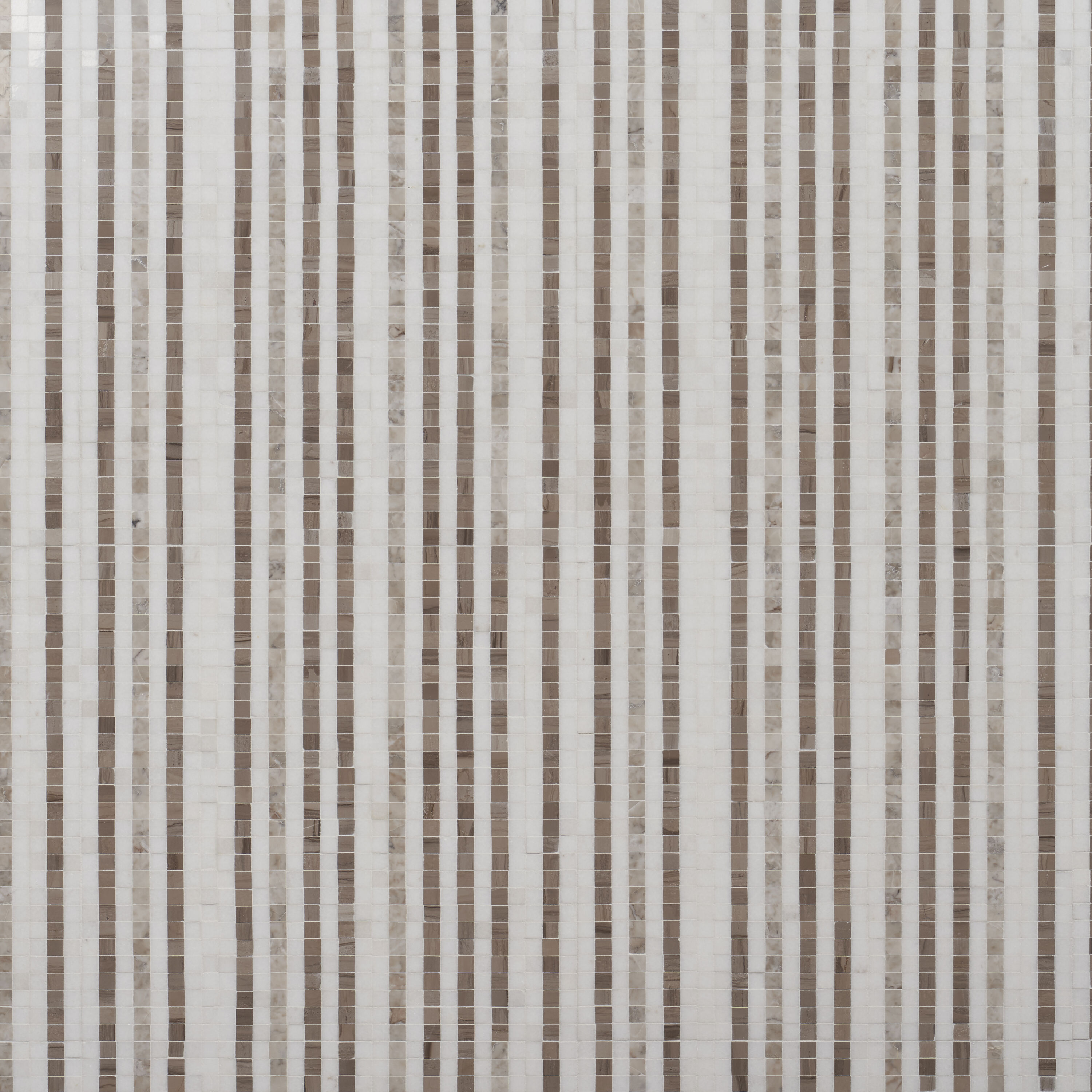 Artmore Tile EXT3RD108380 Atomic Storm Beige 12-in x 12-in Polished Natural stone Marble look Mosaic Floor and Wall Tile ( 1-sq ft Piece )