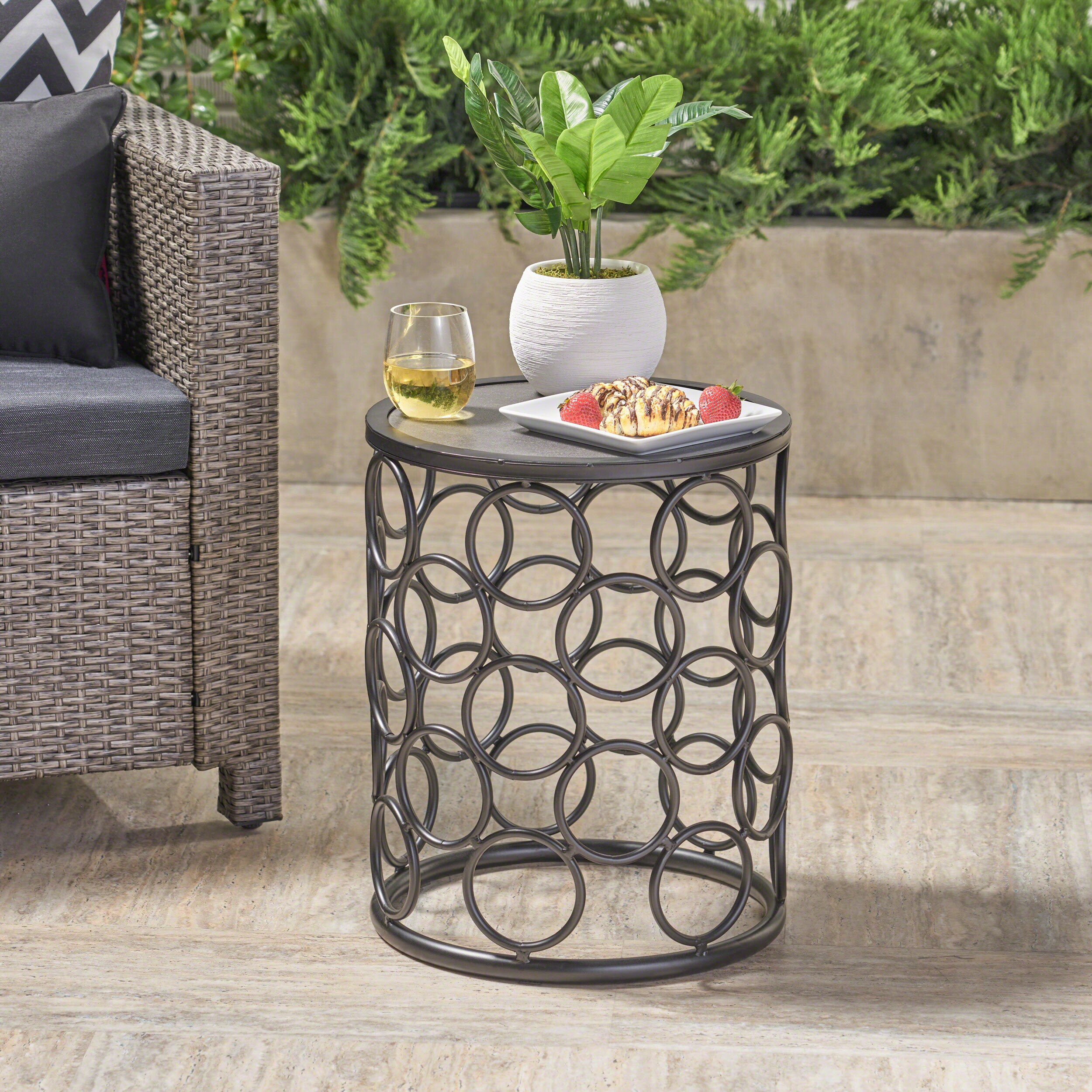 Clihome CL-KC-00BLK Patio-Tables - View #3