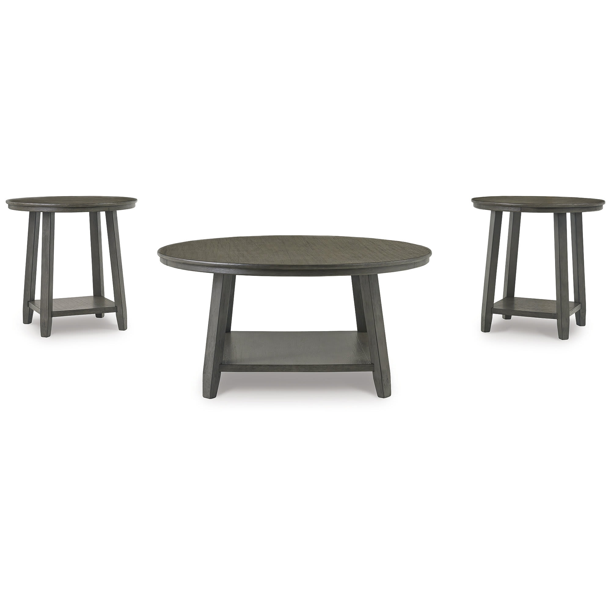 Signature Design by Ashley T188-13 Caitbrook Gray Table Set