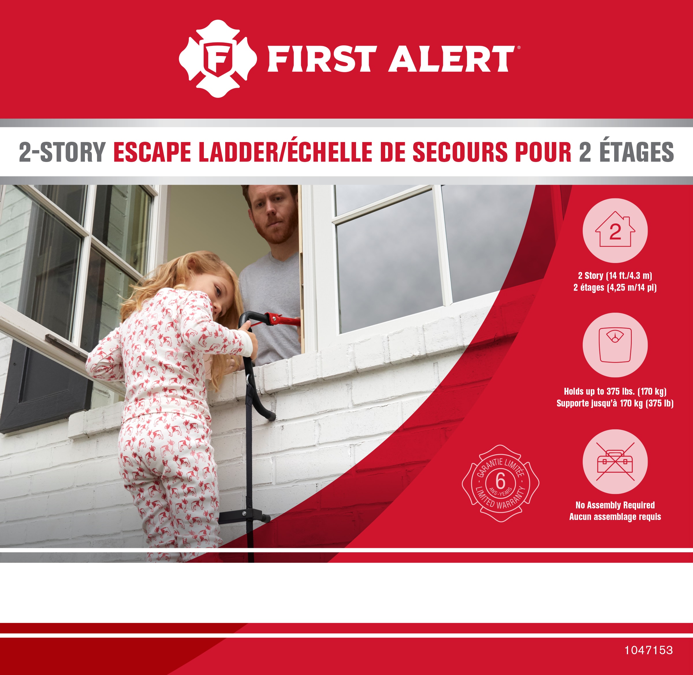 First Alert 2 Story Escape Ladder