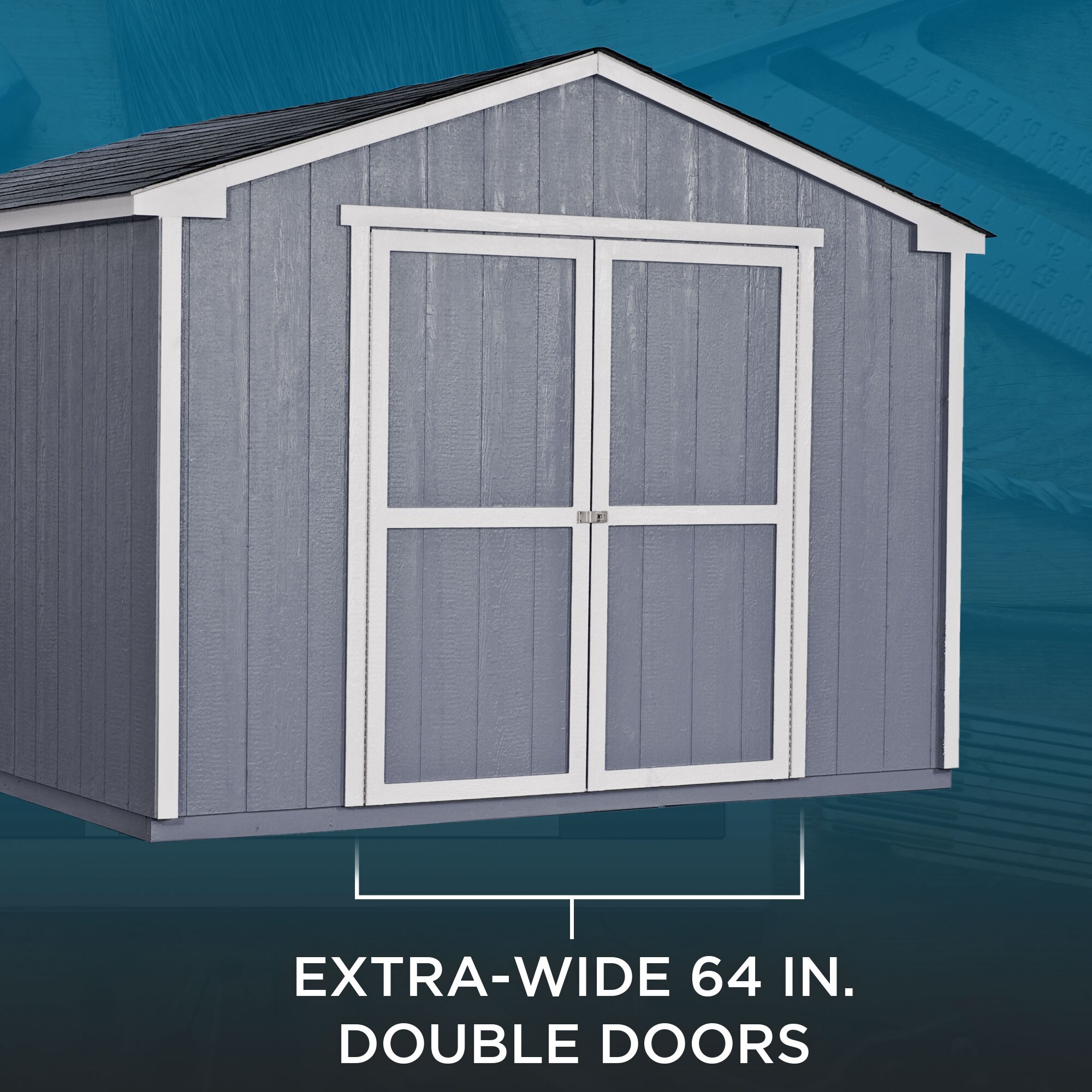 Heartland 10-ft x 12-ft Liberty Gable Engineered Storage Shed ...