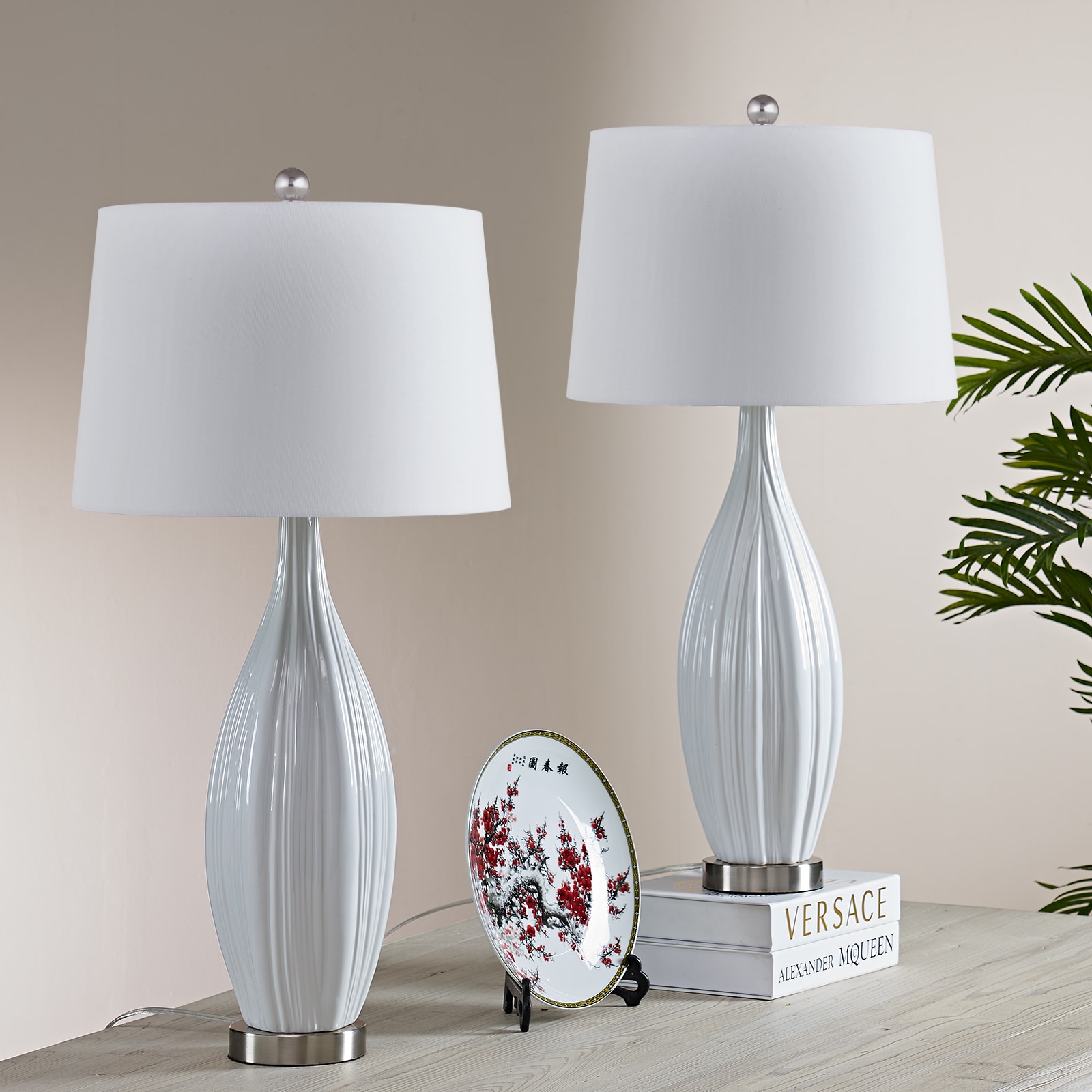 Maxax T129-WH Table-Lamps - View #2