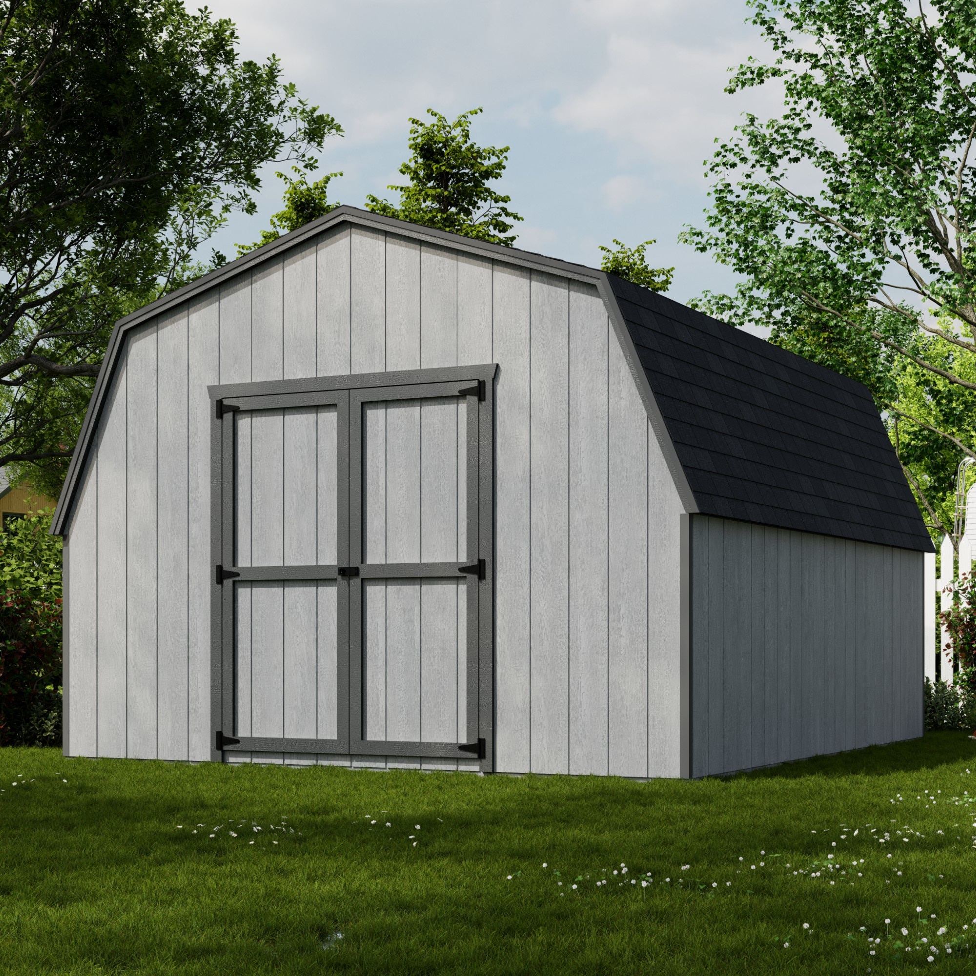 Little Cottage Co 12X14 VGB-4-PC Wood-Storage-Buildings - View #2